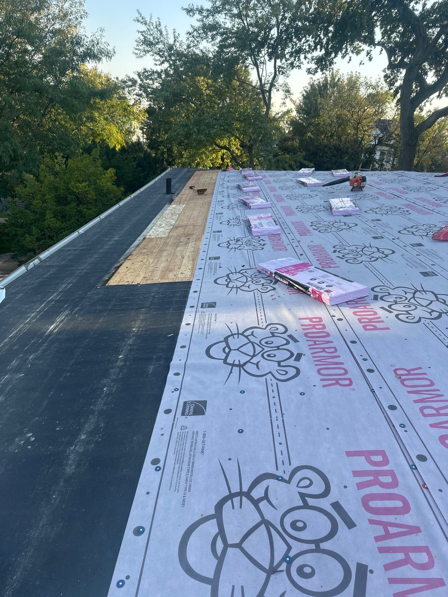 Commercial Roofing Installation using Owens Corning Duration by INO Services