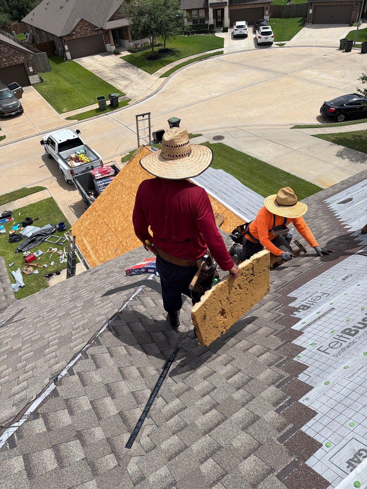 Roof Replacement in Pearland TX by Roof Repair Company