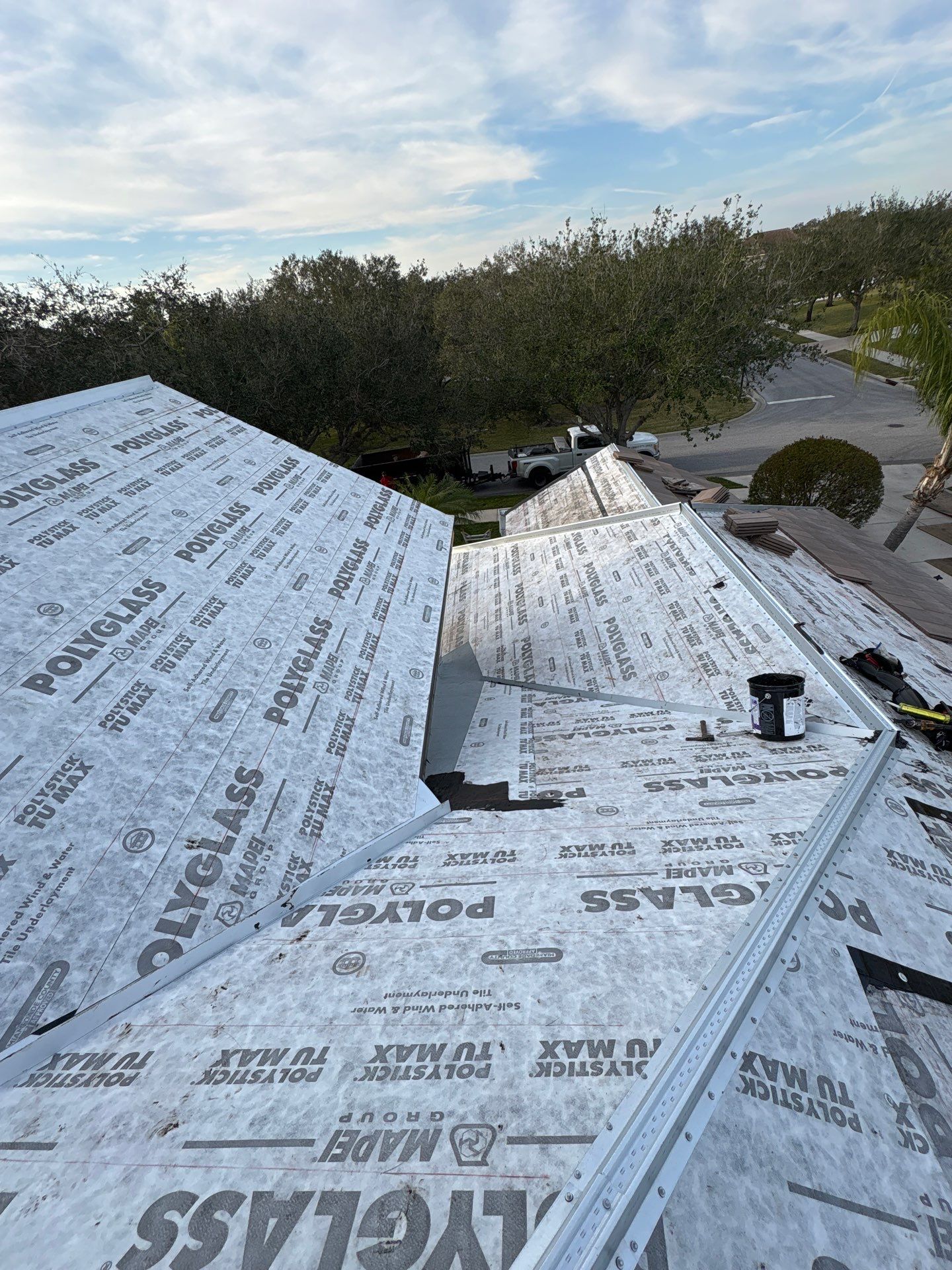 Residential Roofing Installation using roofing tiles from Eagle Roofing Products! by Gopher Roofing