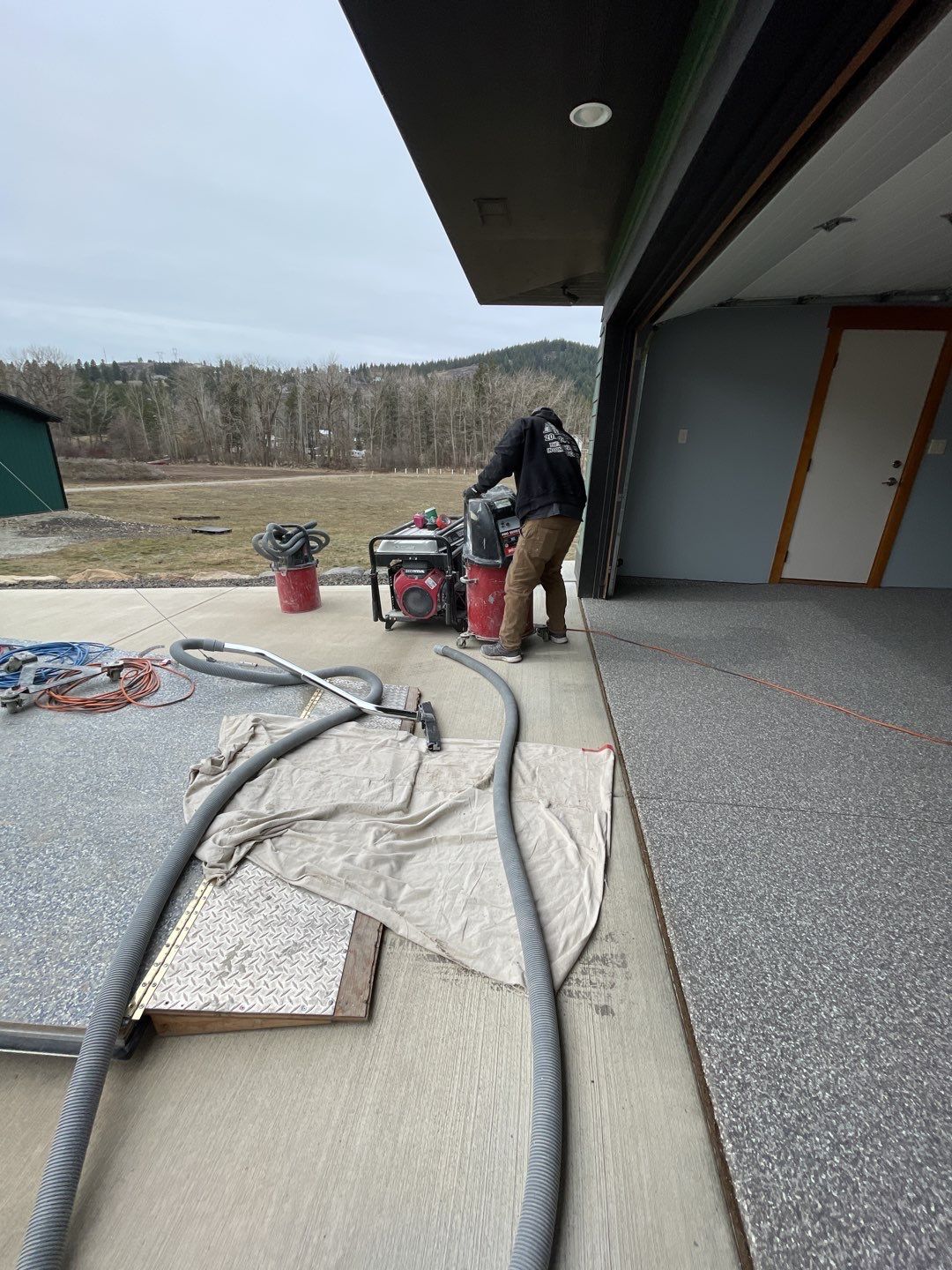 Garage Transformation using Silver Creek and the Penntek Evolution System by Croc Coatings, LLC
