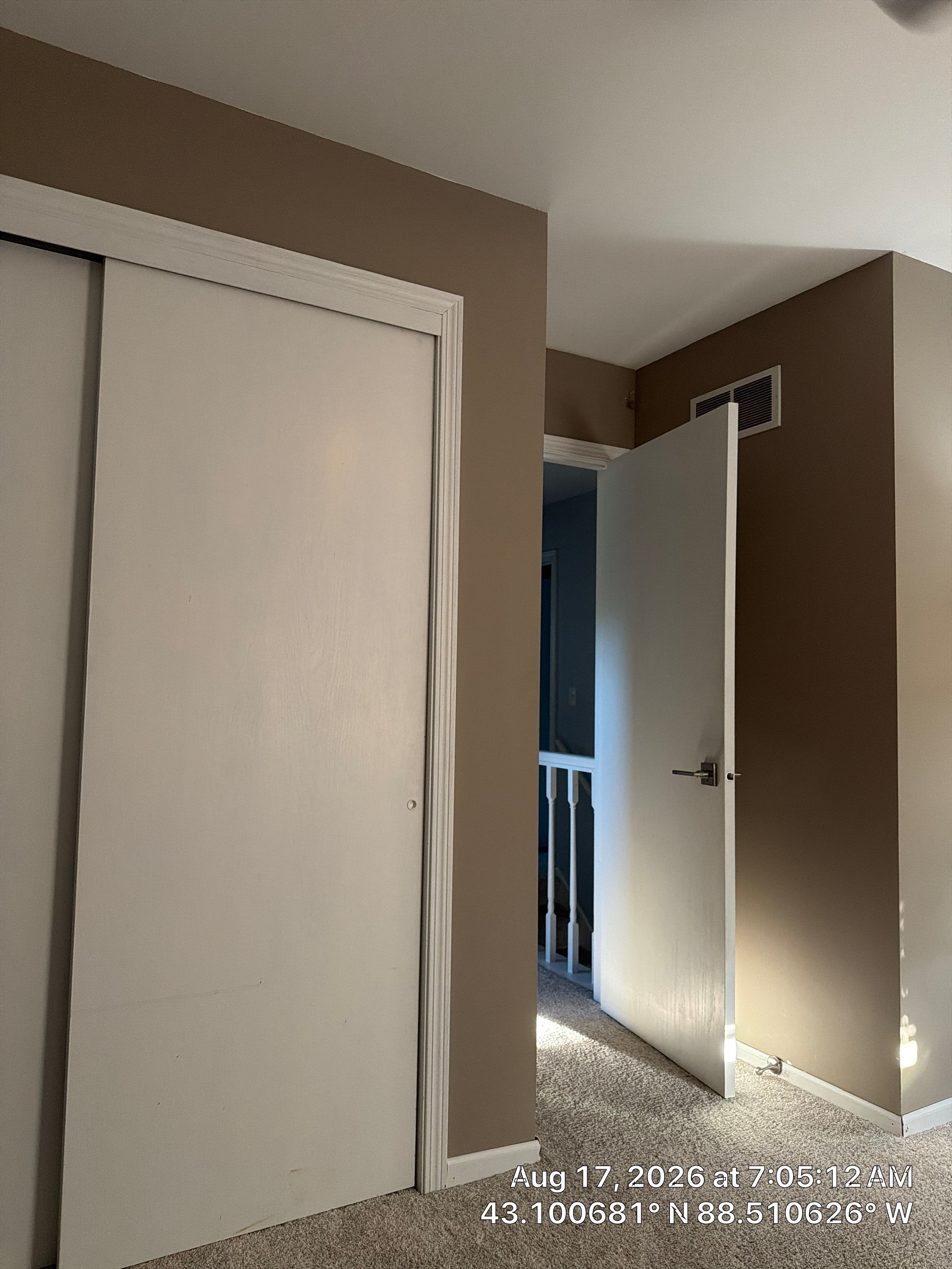 Interior Painting and Sliding Closet Door Installation in Oconomowoc by CompanyCam Sales Demo