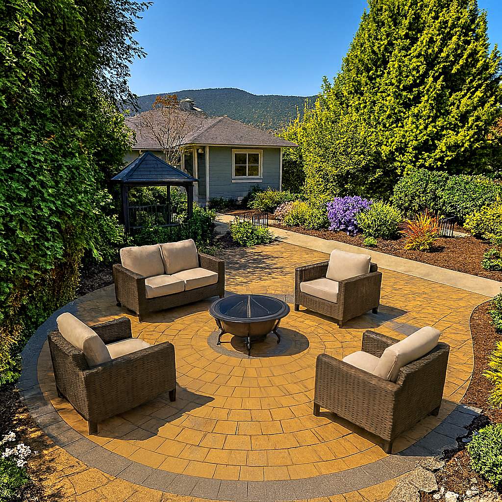 Backyard Transformation — Custom Shed, Paver Patio & Retaining Wall by Habanero Garden and Exterior Care