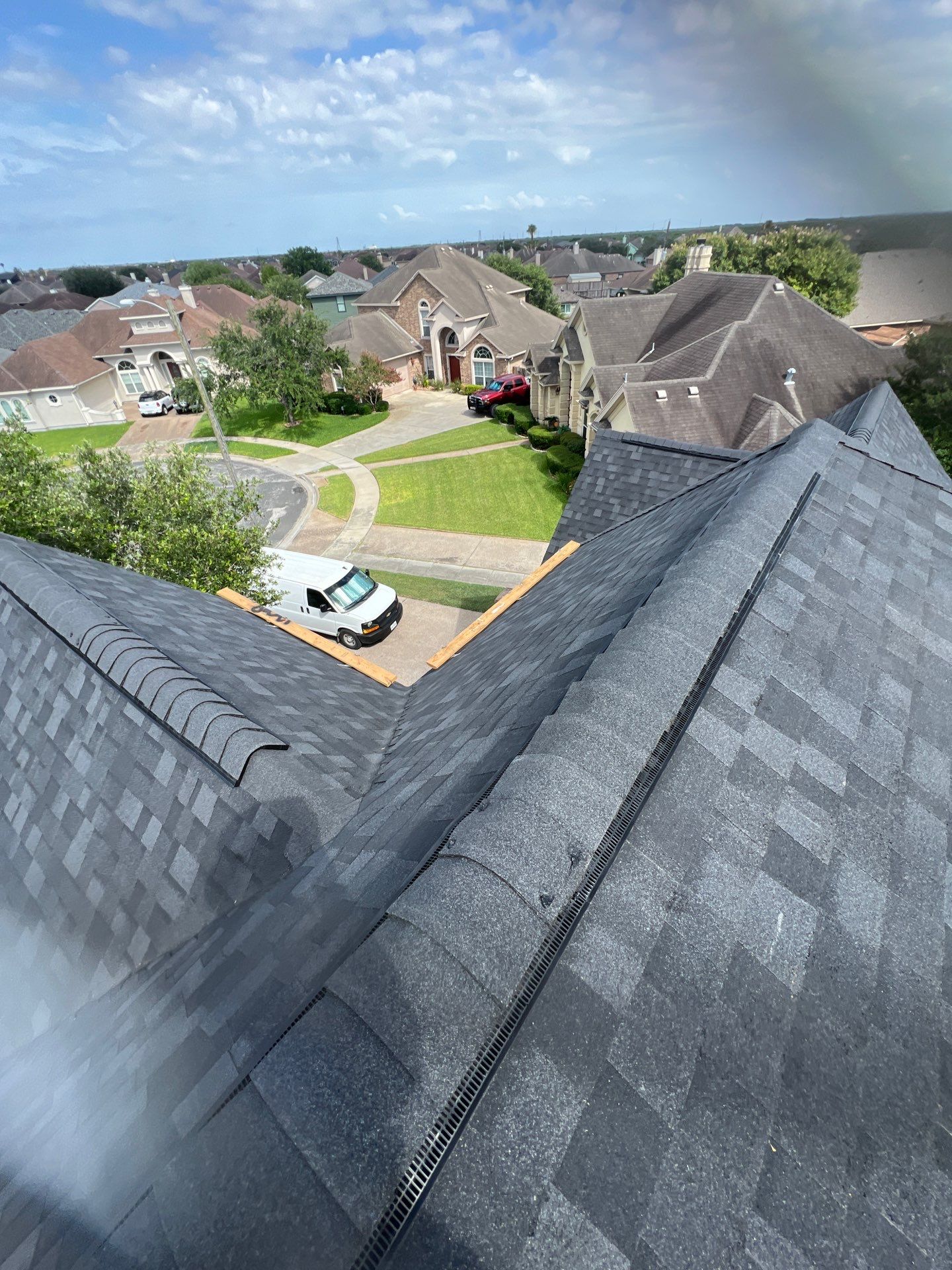 Steep and High...Let's get It! by Bayfront Roofing and Construction
