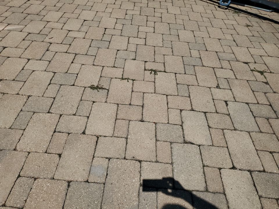 Brick paver clean, sand and seal.  using Surebond SB-1300 by Northern Power Washing LLC.