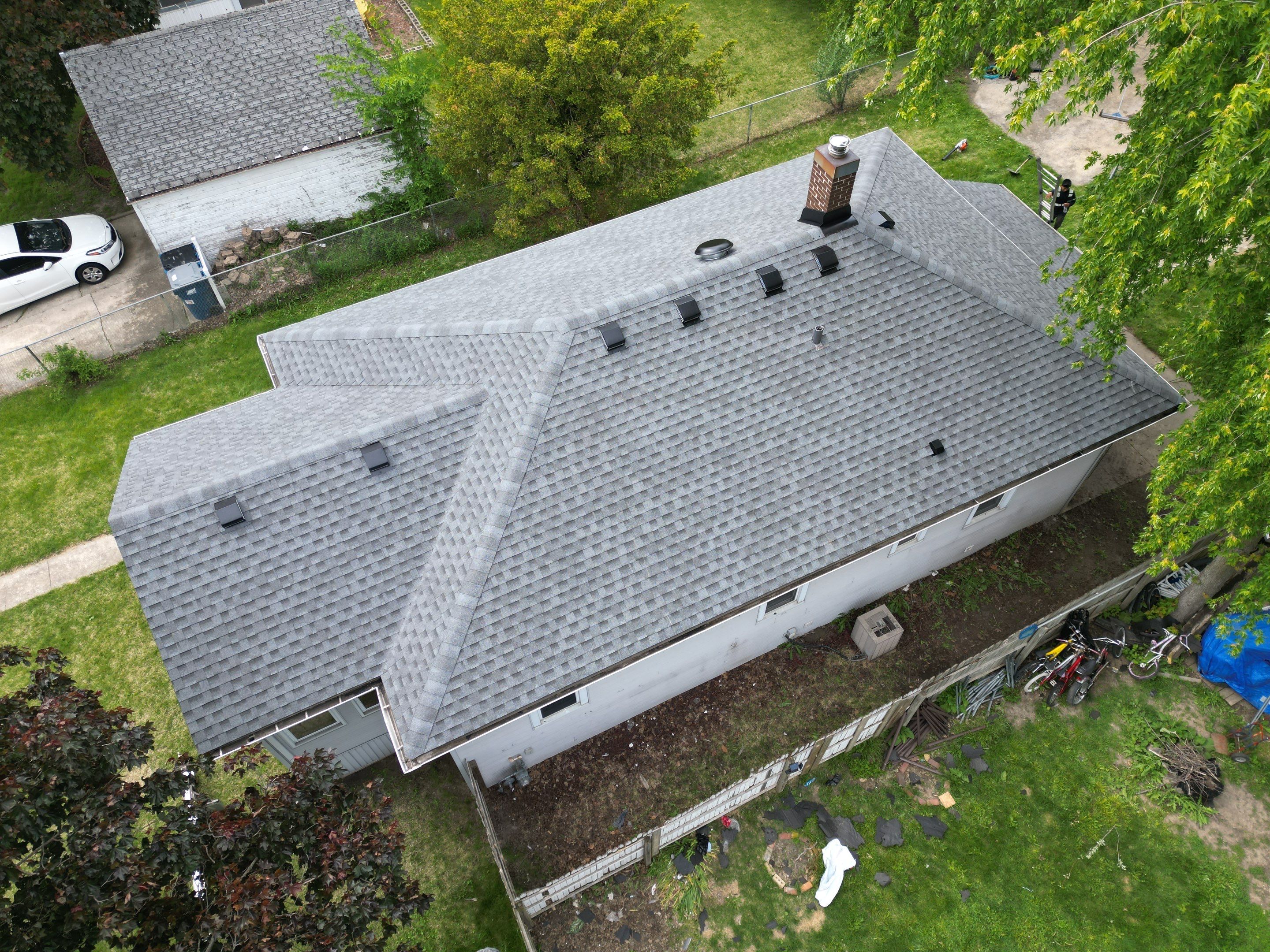 Roof replacement by Optimal Home Improvement 