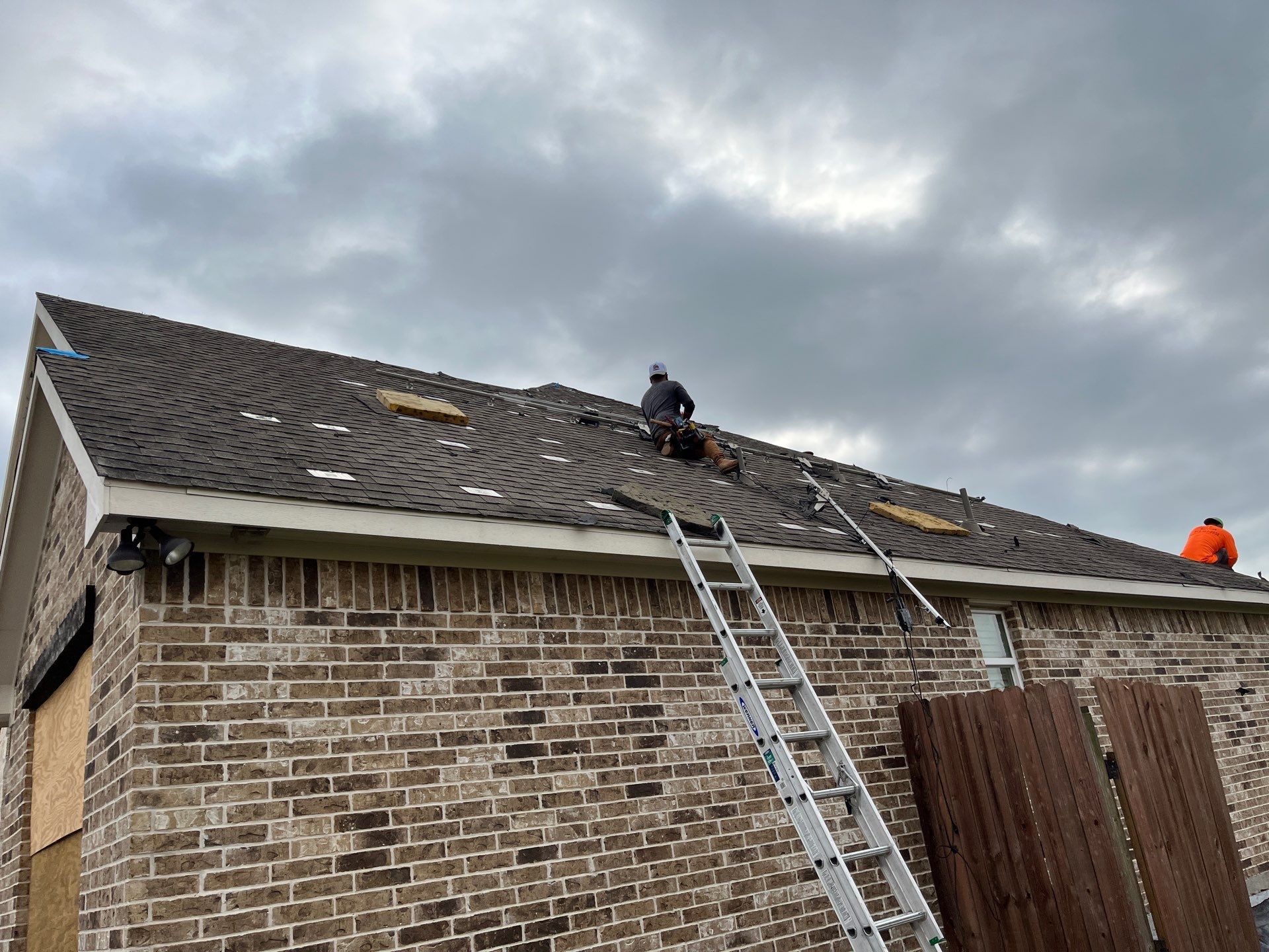 Hail Damage using Owen's Corning Duration (Lifetime) Shingles by Roof Repair Services LLC