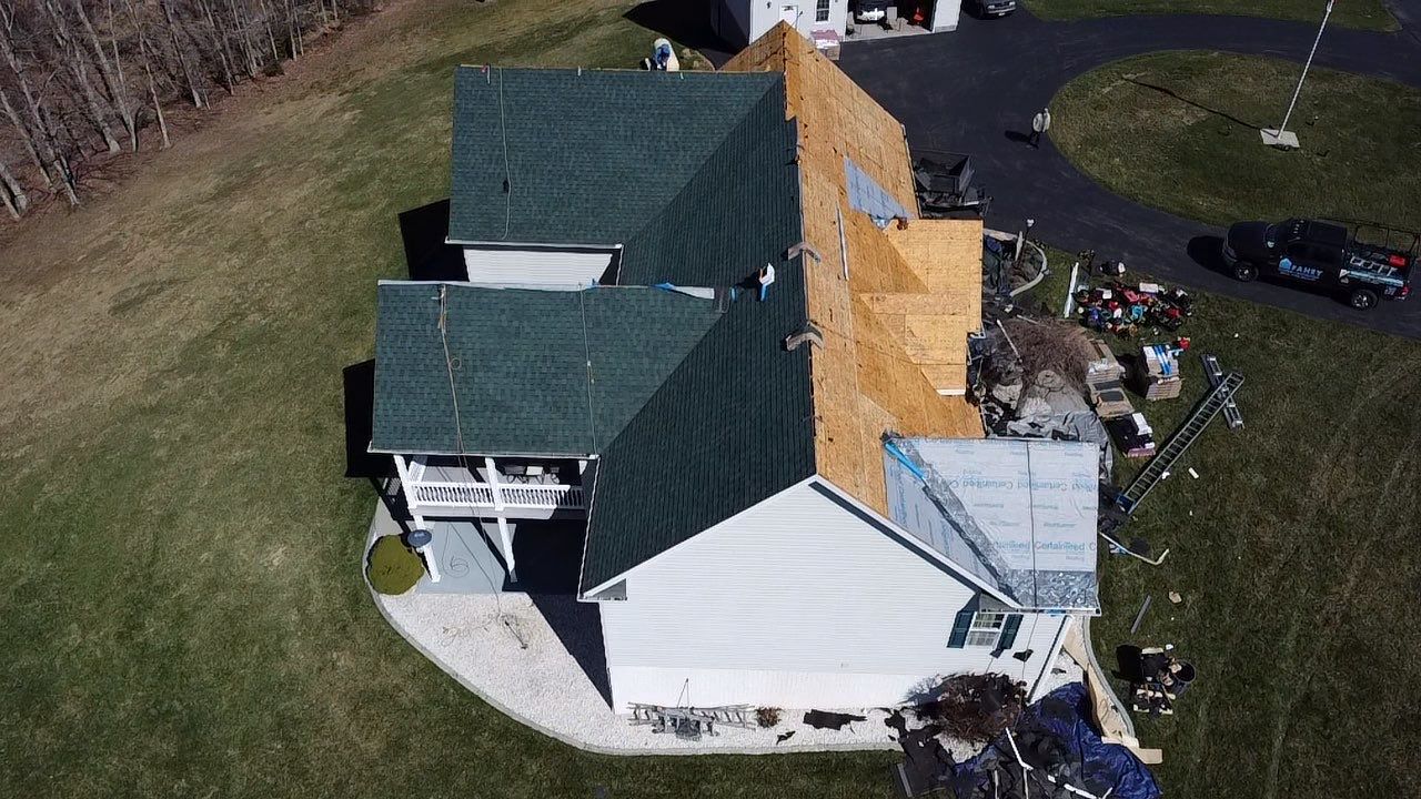 Residential Roofing Installation using Certainteed Landmark Pro Shingles by Fahey Roofing + Contracting