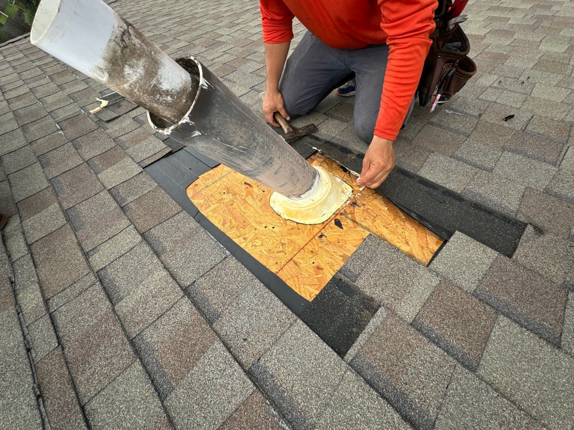 Hail Damage using Owen's Corning Duration (Lifetime) Shingles by Roof Repair Services LLC