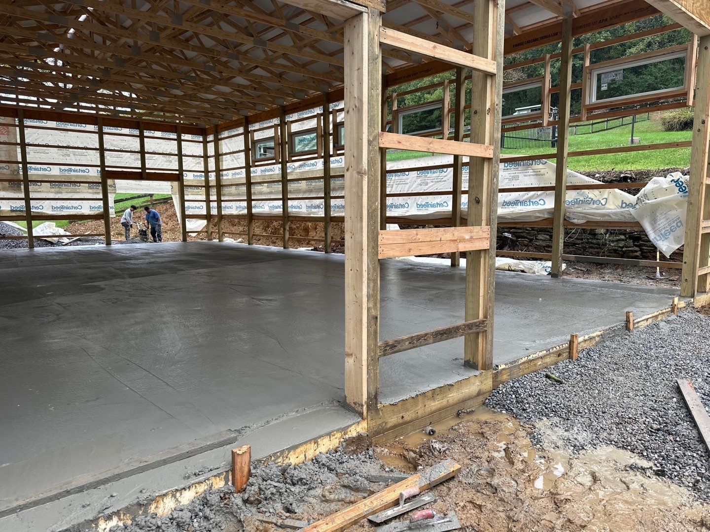 Large Garage Build by Bec Construction Llc