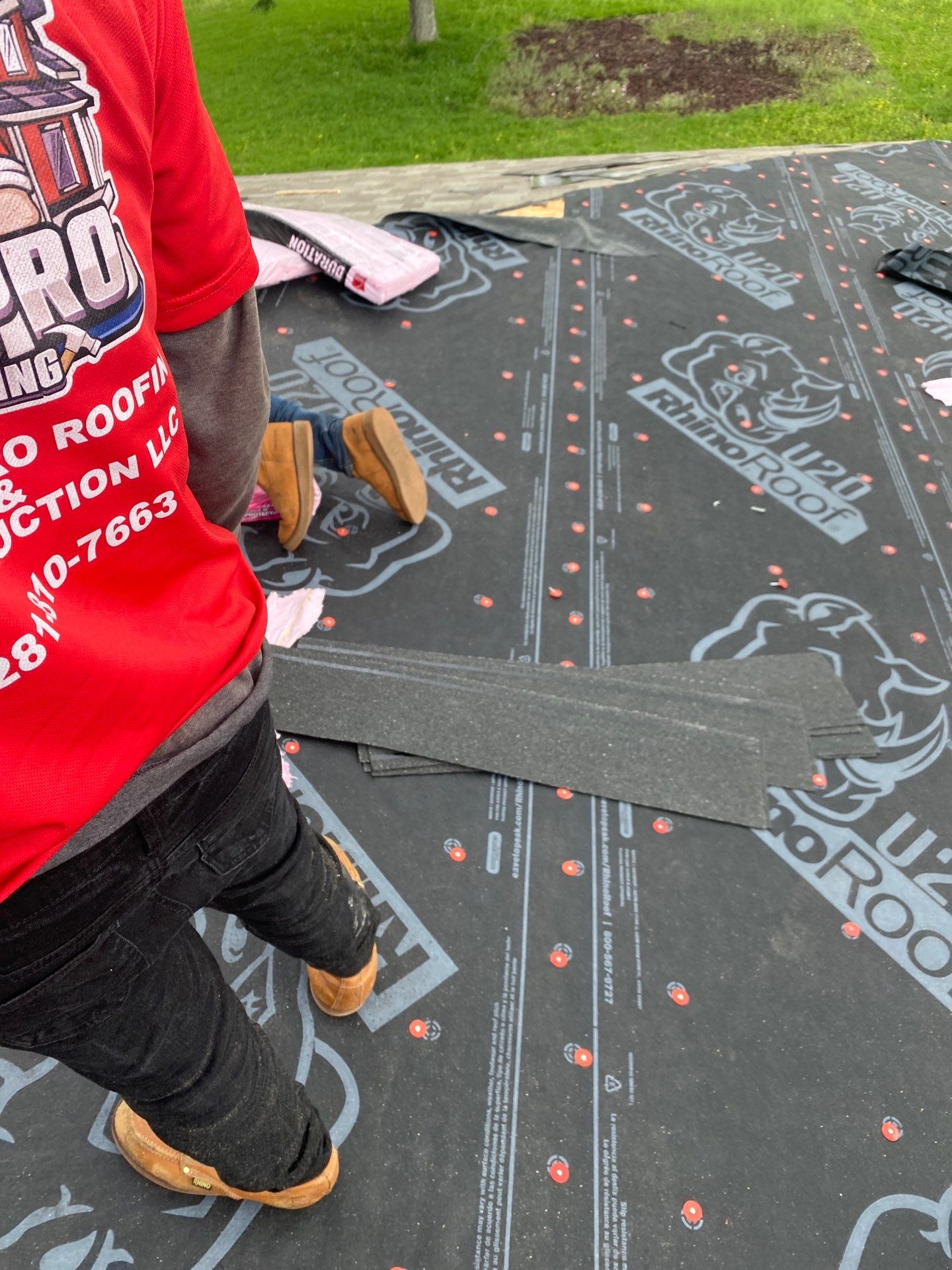 Residential Roofing Installation using Owen's Corning Duration (Lifetime) Shingles by Roof Repair Company
