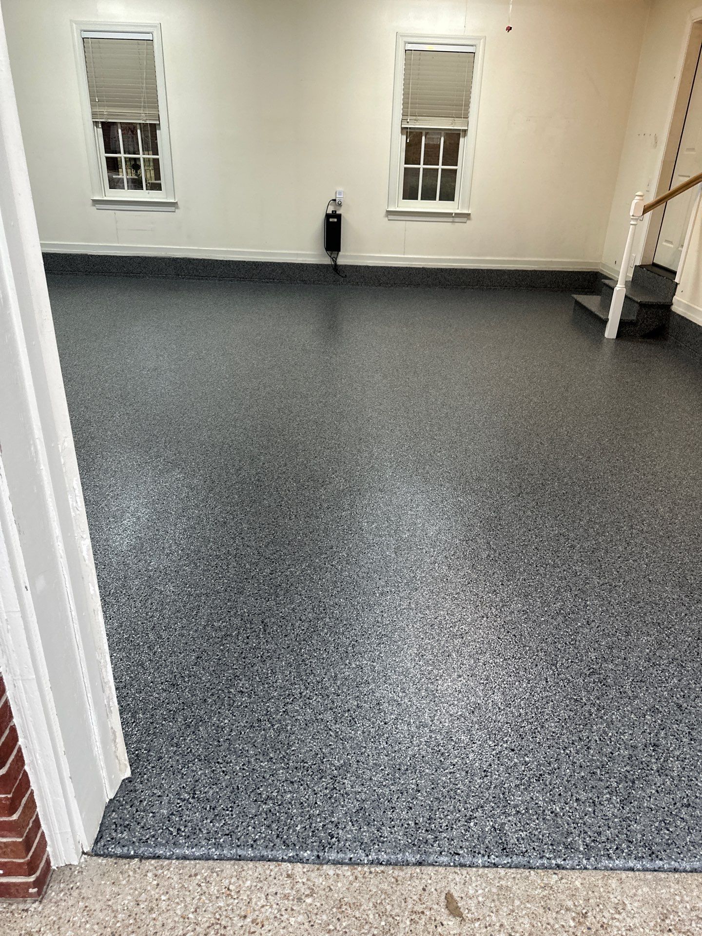 Garage Floor Coating using Nightfall by My Garage Floor Guys