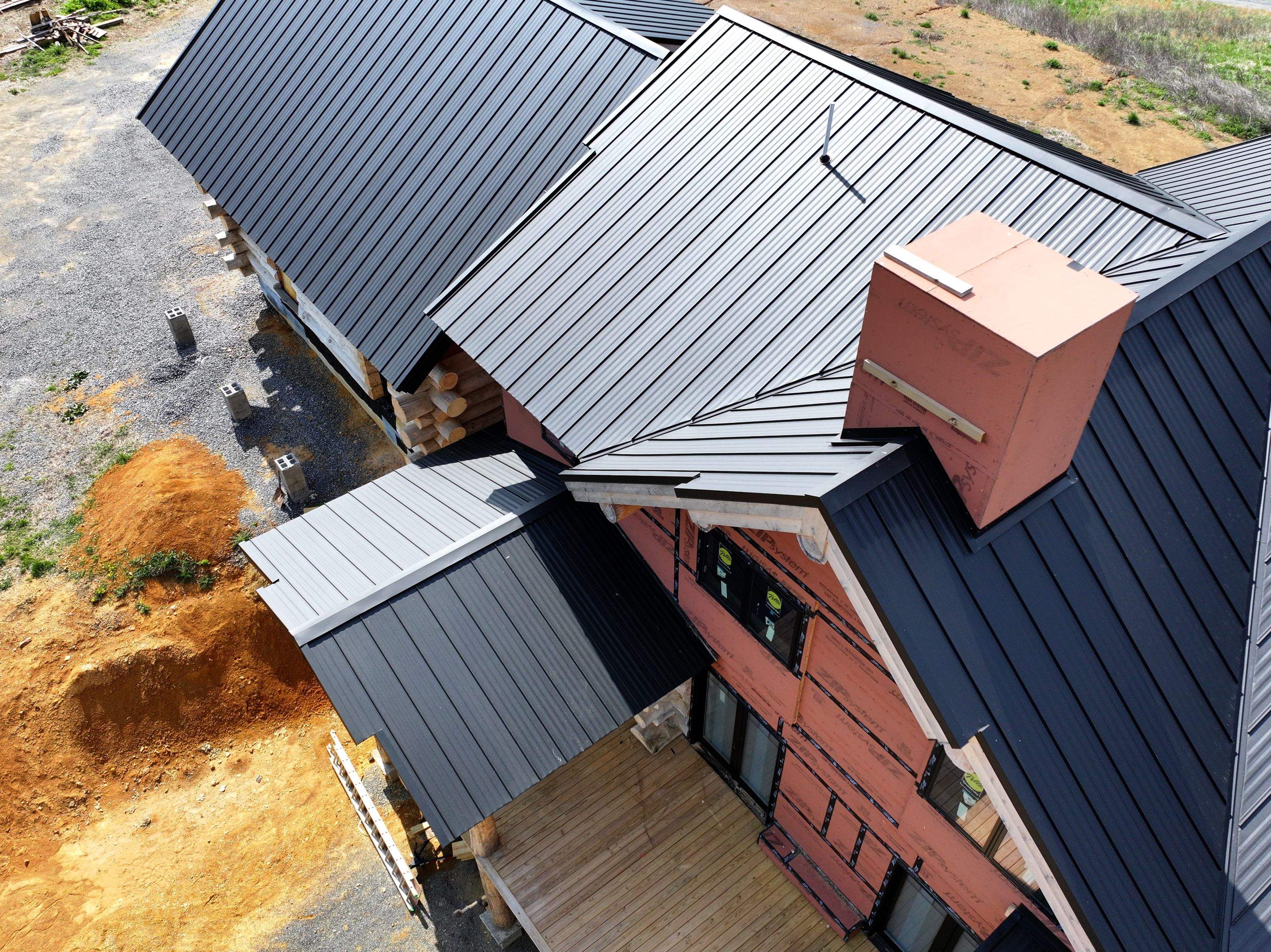 Black Frost Standing Seam by Omnia Roofing