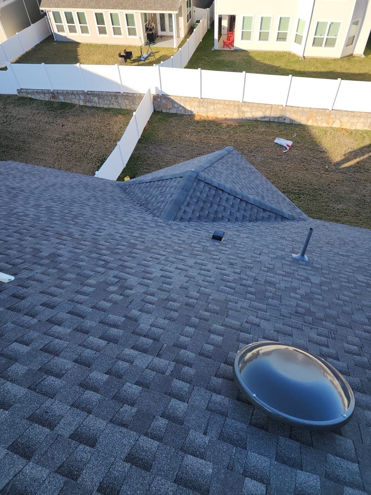 Project in Providence Village  by Zeus Exteriors