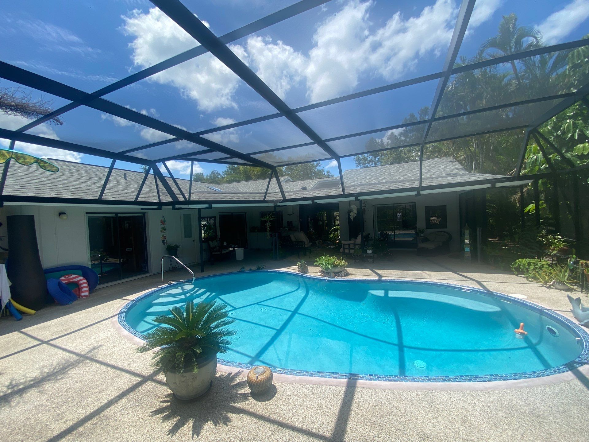 Brown 6-Inch Seamless Gutters in SarasotaFL by Gutter Professors