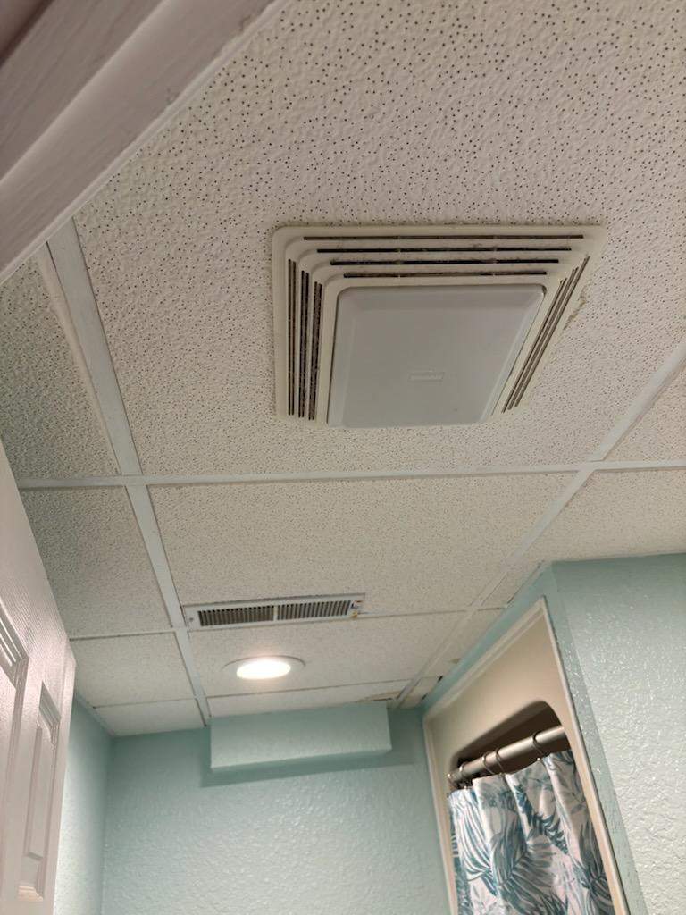 Ceiling Tile & Bathroom Vent Replacement - Columbia, IL by Legendary Services Company LLC.