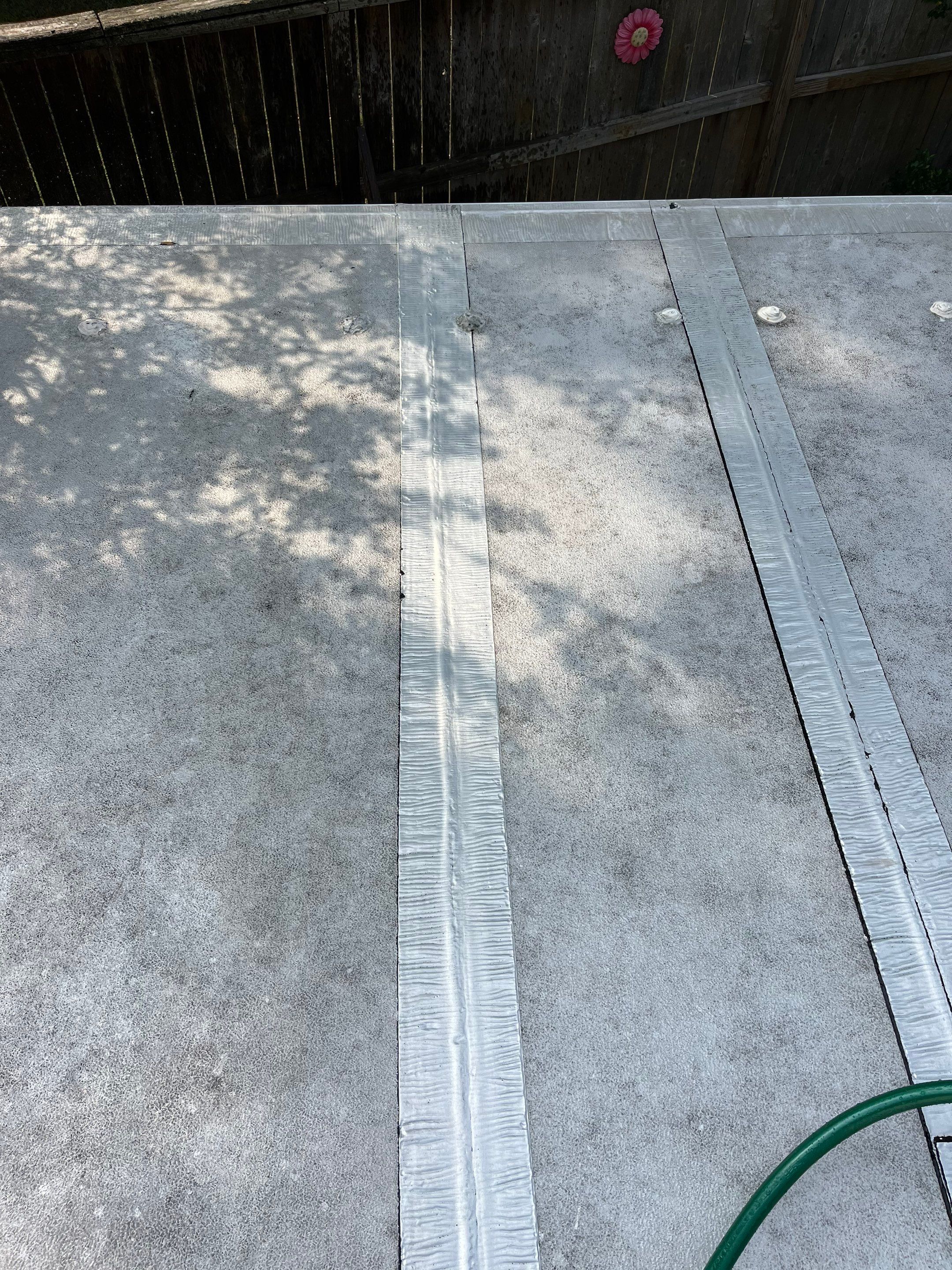 Silicone Roof Coating Project in Katy by Roofing Technologies Unlimited