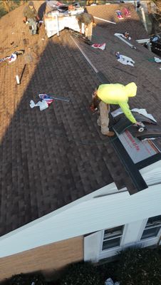 Residential Roofing Installation using GAF HDZ TIMBERLINE DAYTON OHIO 