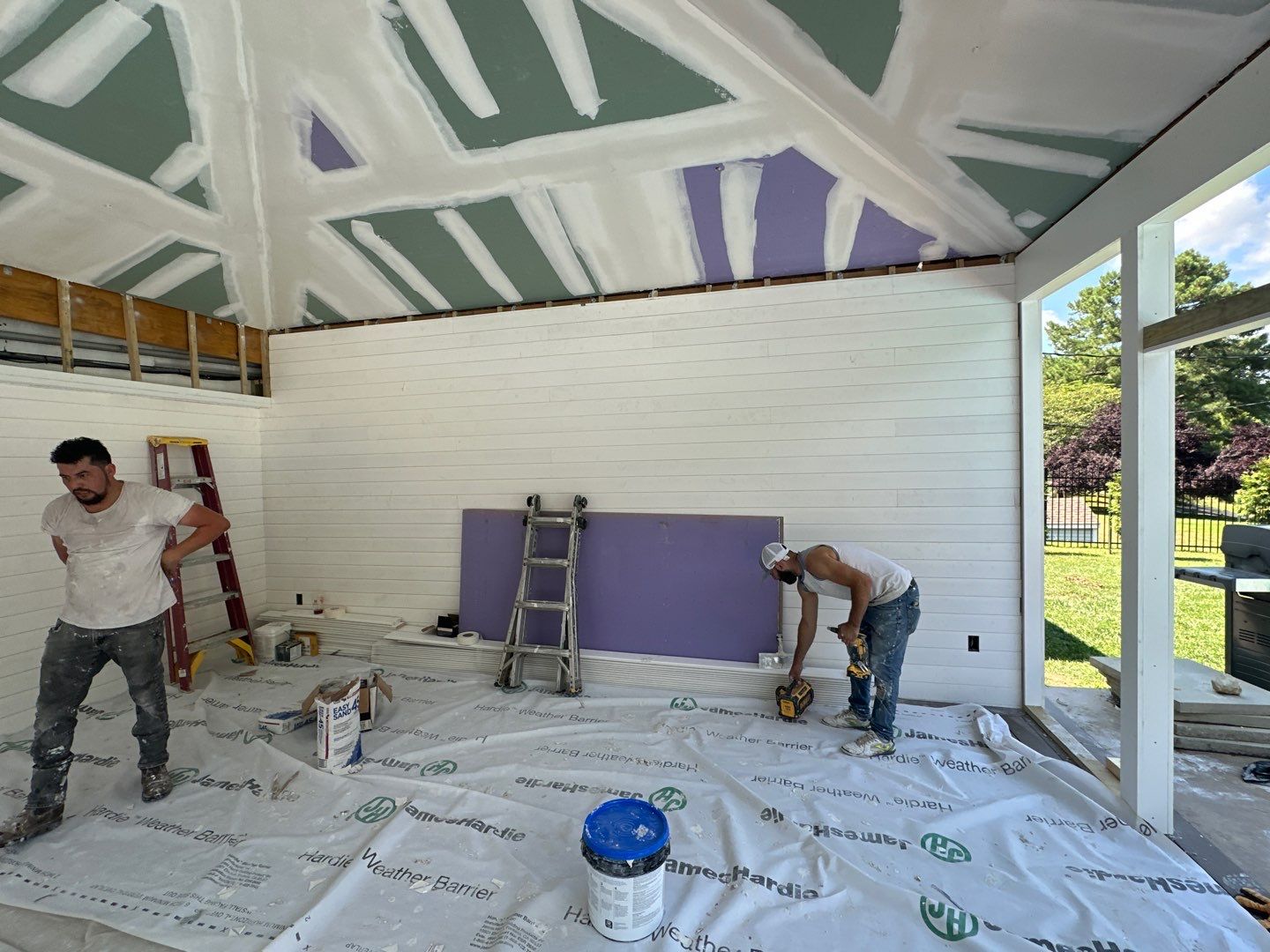 Large Deck Screened in Porch Project by Bec Construction Llc