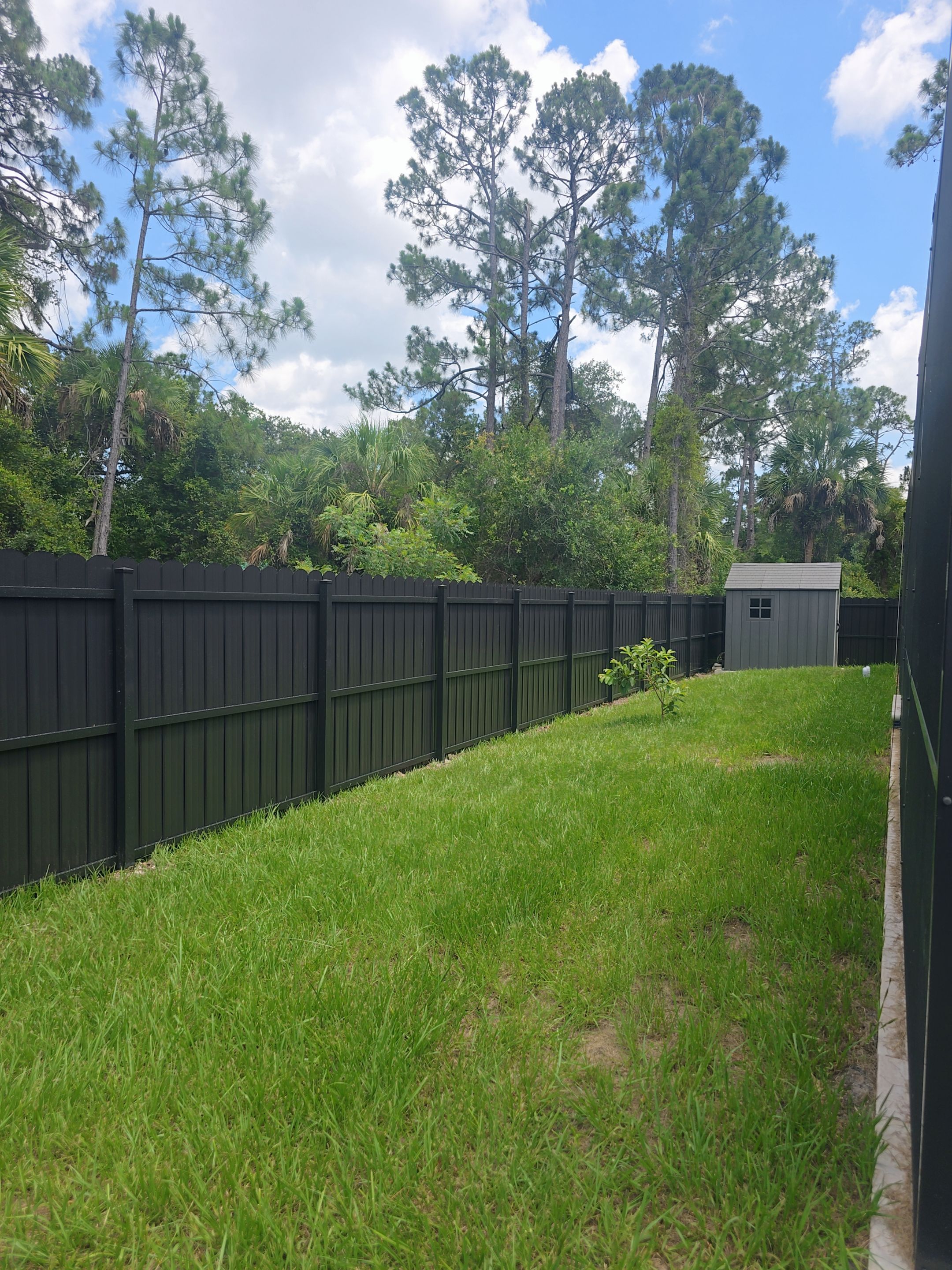 Black Durafence - Privacy Metal Fence Installation in Port Charlotte by True Fence LLC