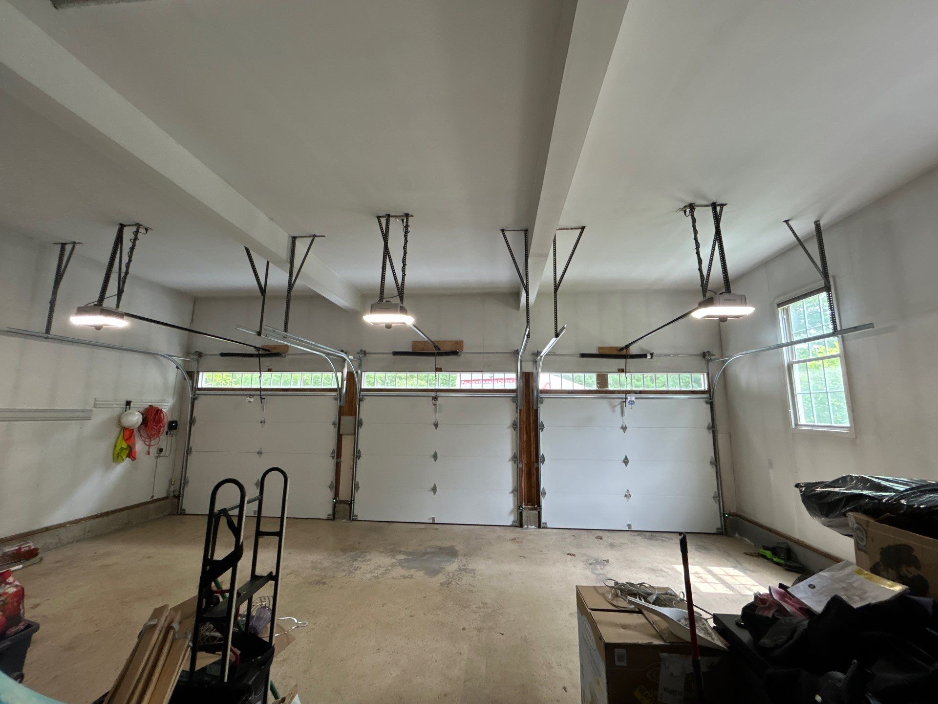 Garage Door Installation using Amarr Olympus Garage door by DiGiorgi Roofing and Siding Inc