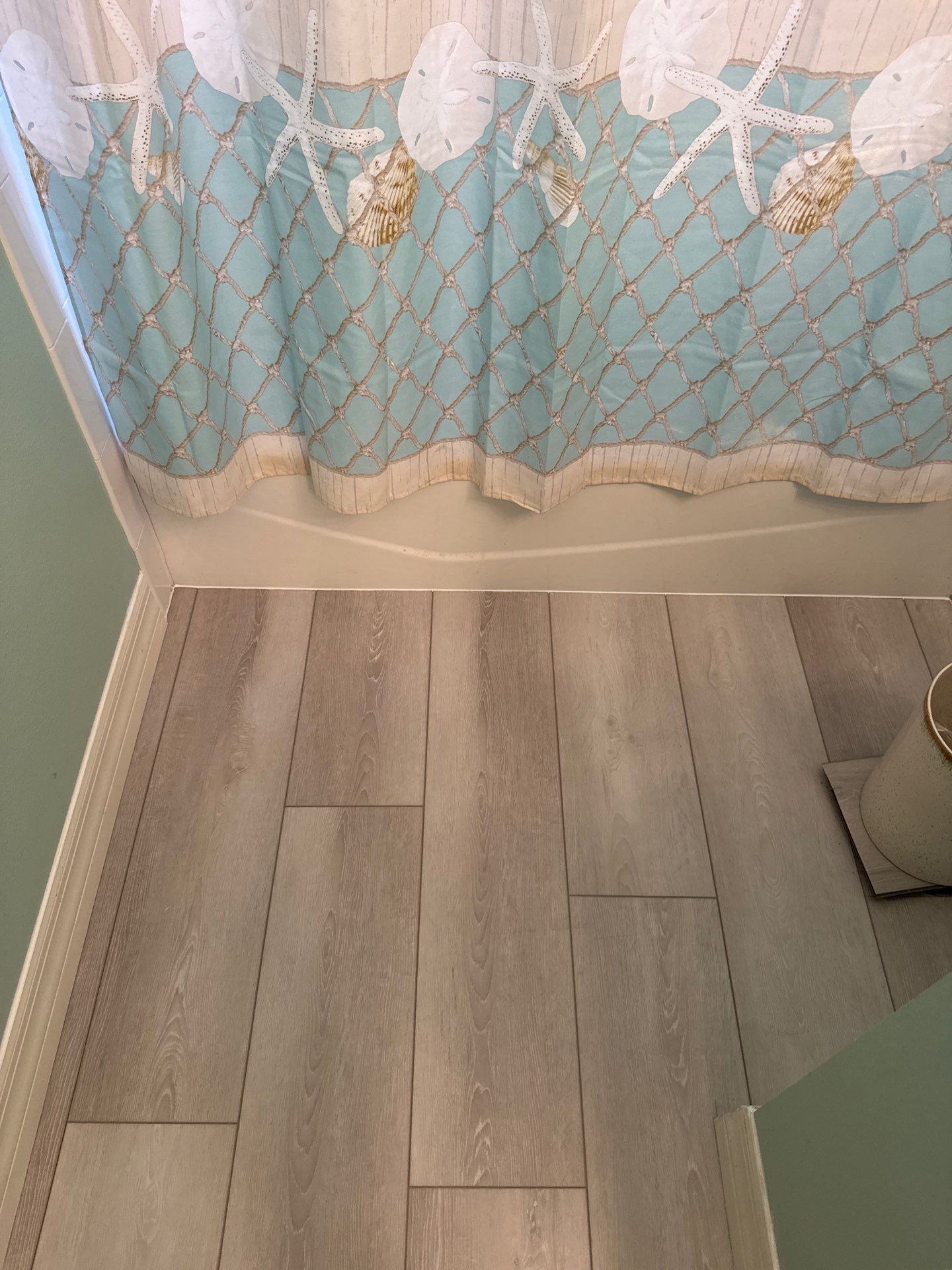 Bathroom upgrade ( From tile to LVP)  by Vrmmm Flooring