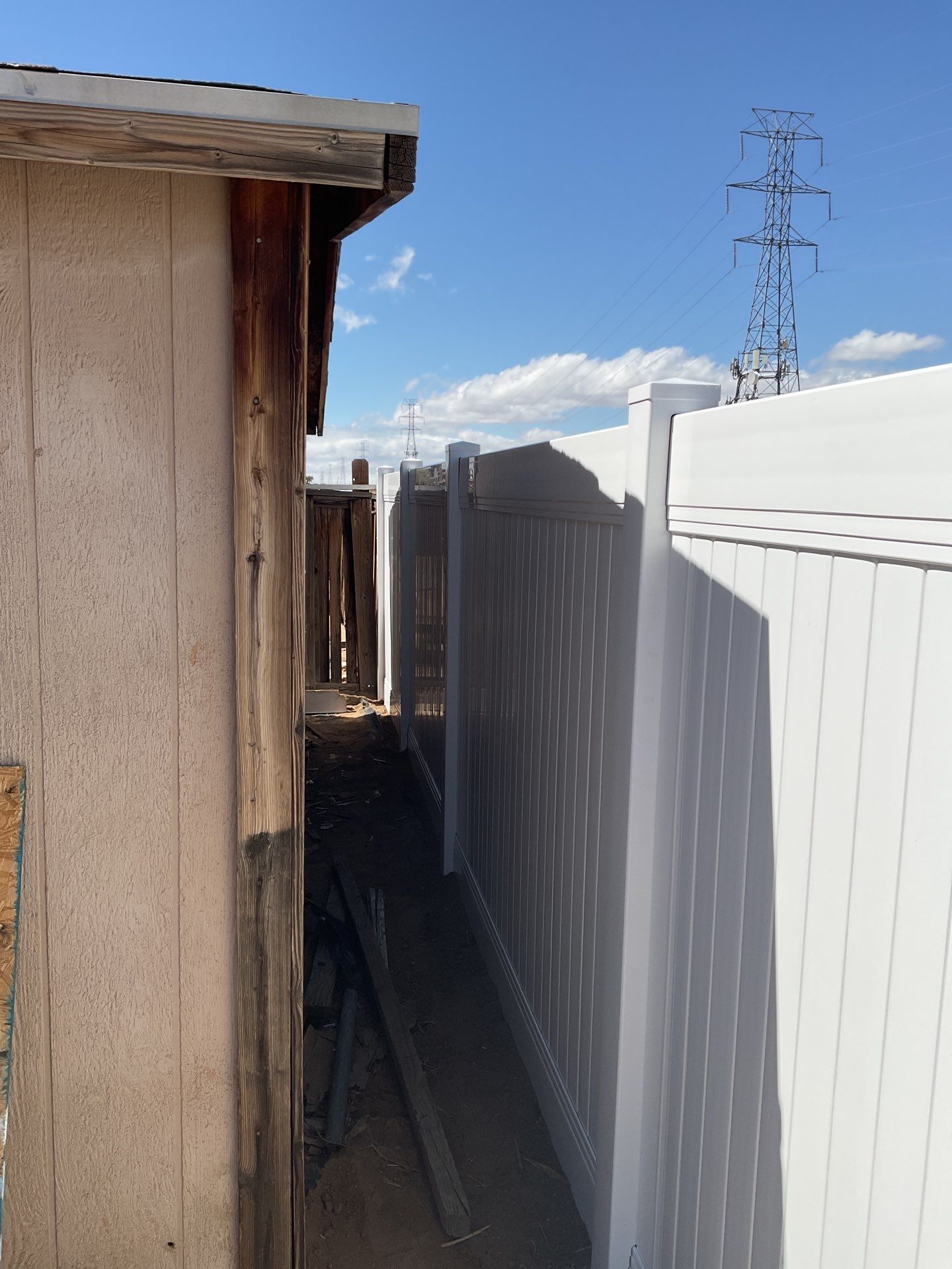 Fence Installation using Vinyl by Fence Guys Inc. 