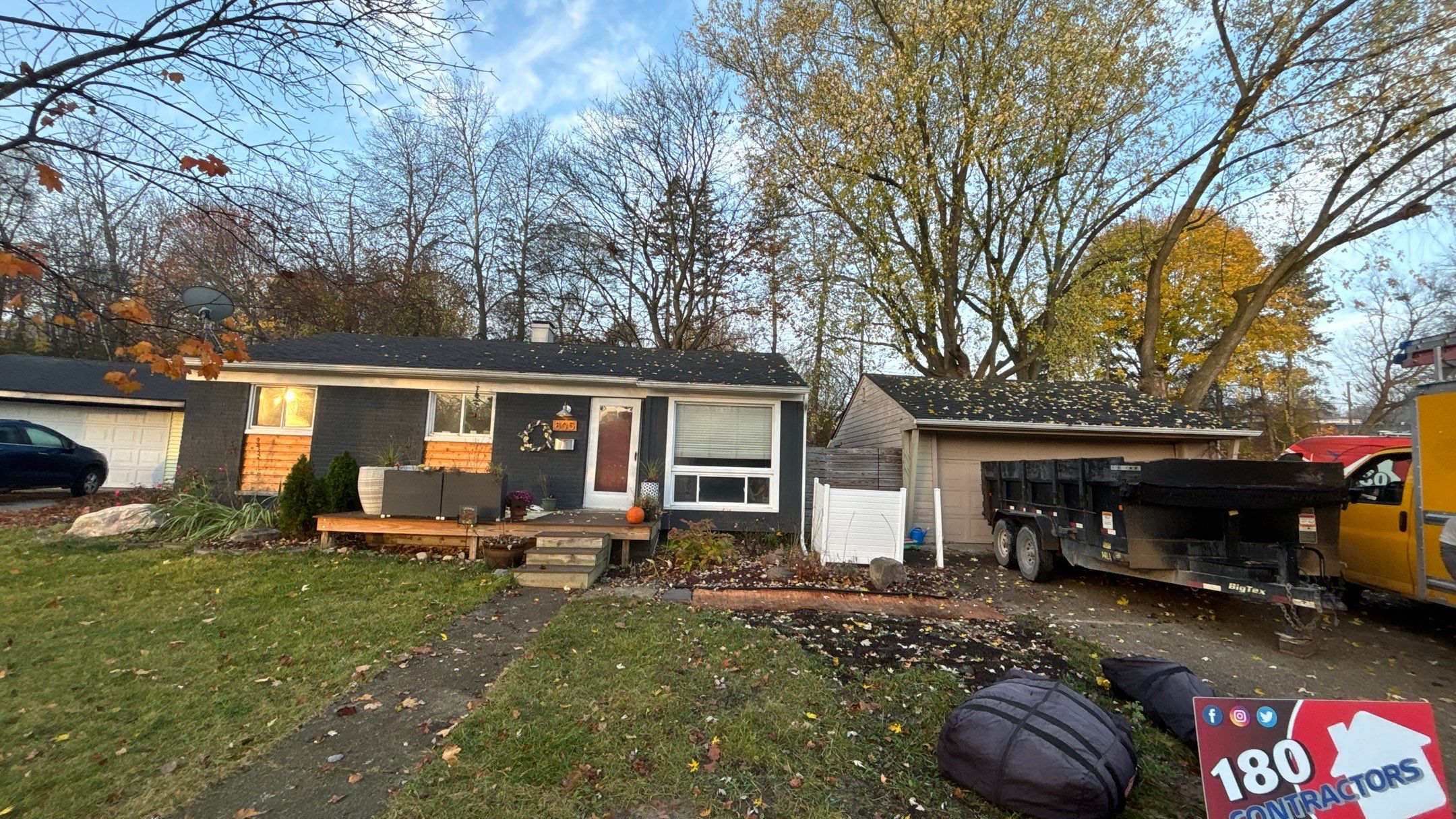 Roof Replacement using CertainTeed Landmark Driftwood by 180 Contractors