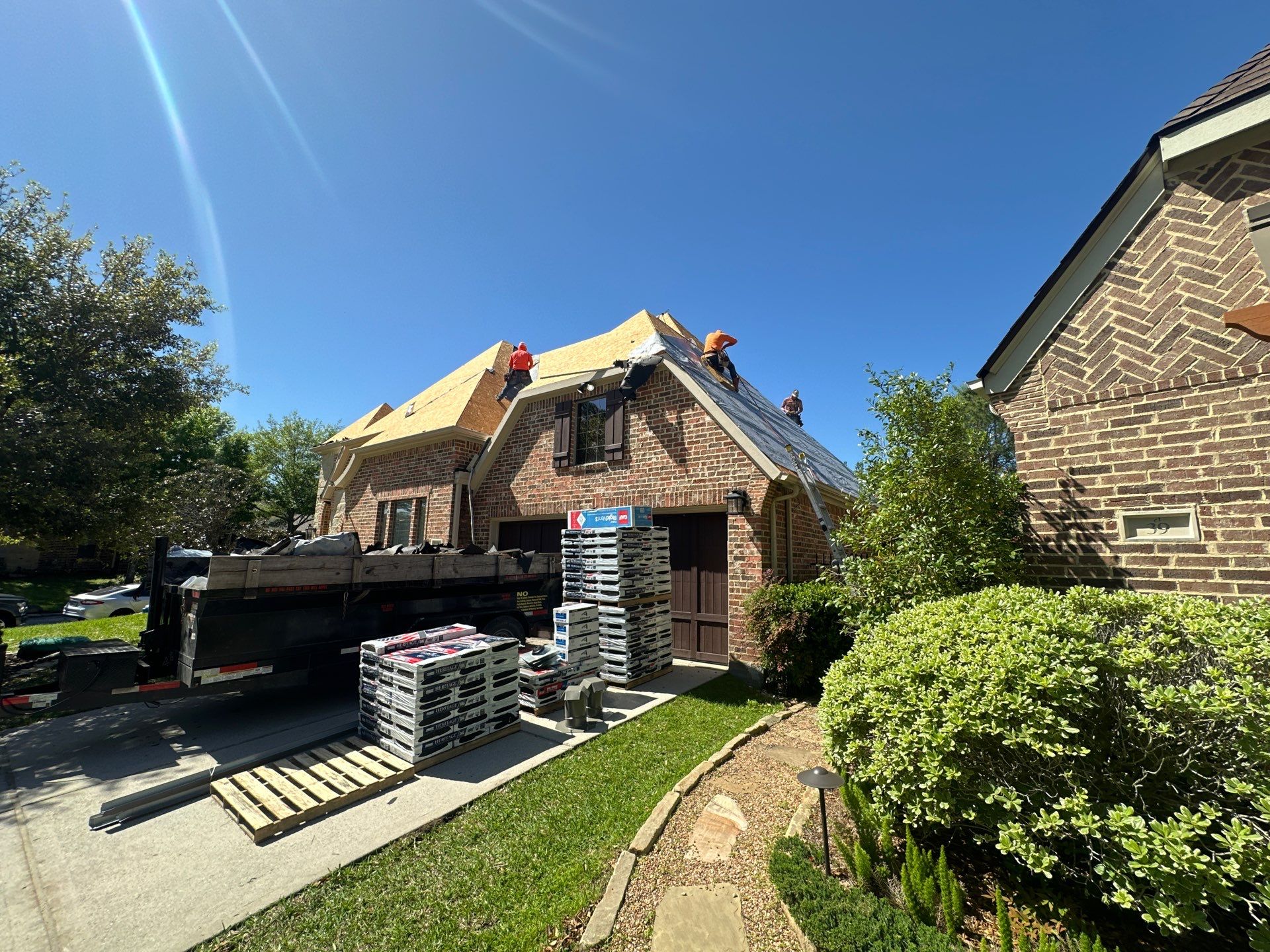 Covered Patio Remodel in The Woodlands by SophAlx LLC