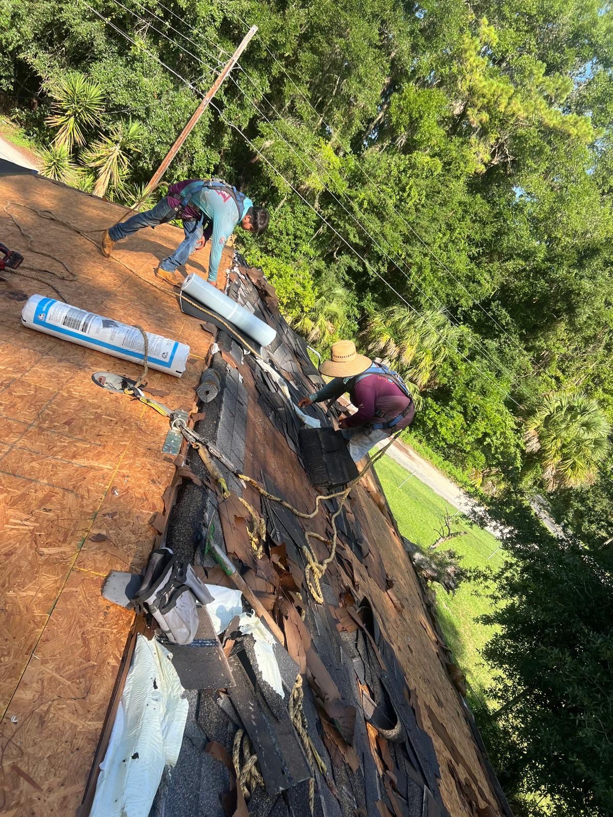 Residential Roof Replacement and Decking Repair in Ocala, Florida by Pinnacle Roofing Group