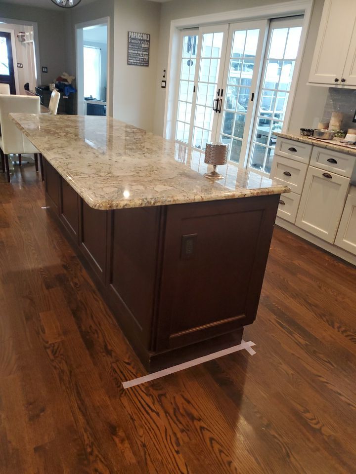 Kitchen Cabinets Refinished in Kendall Charcoal HC-166  by Spectrum Painting, LLC