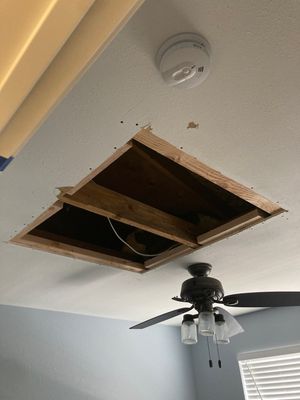 Large Ceiling Drywall Repair