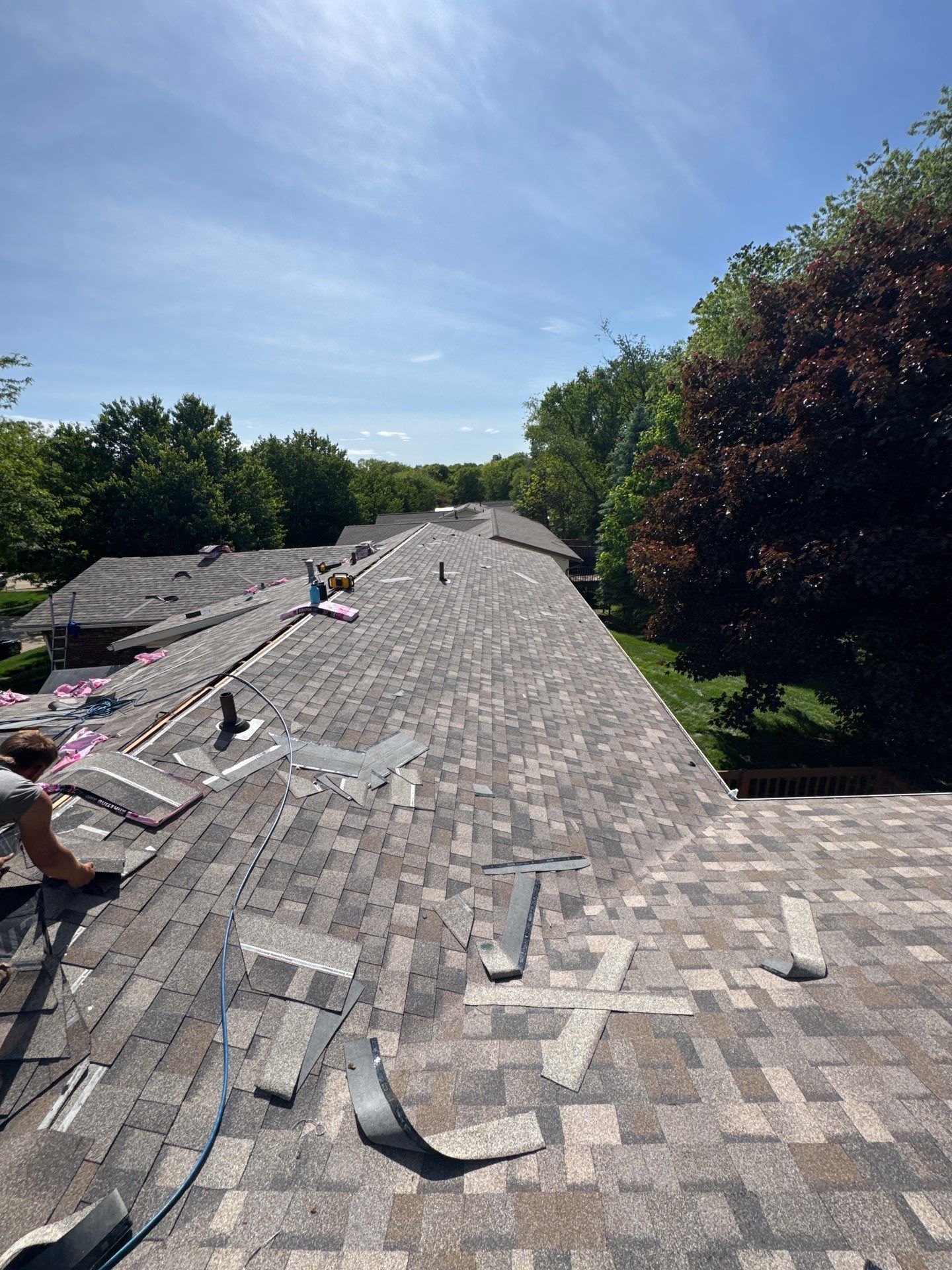 Asphalt Shingle Roof Replacement and Ridge Vent Installation in Wooster by Cornerstone Roofing And Siding