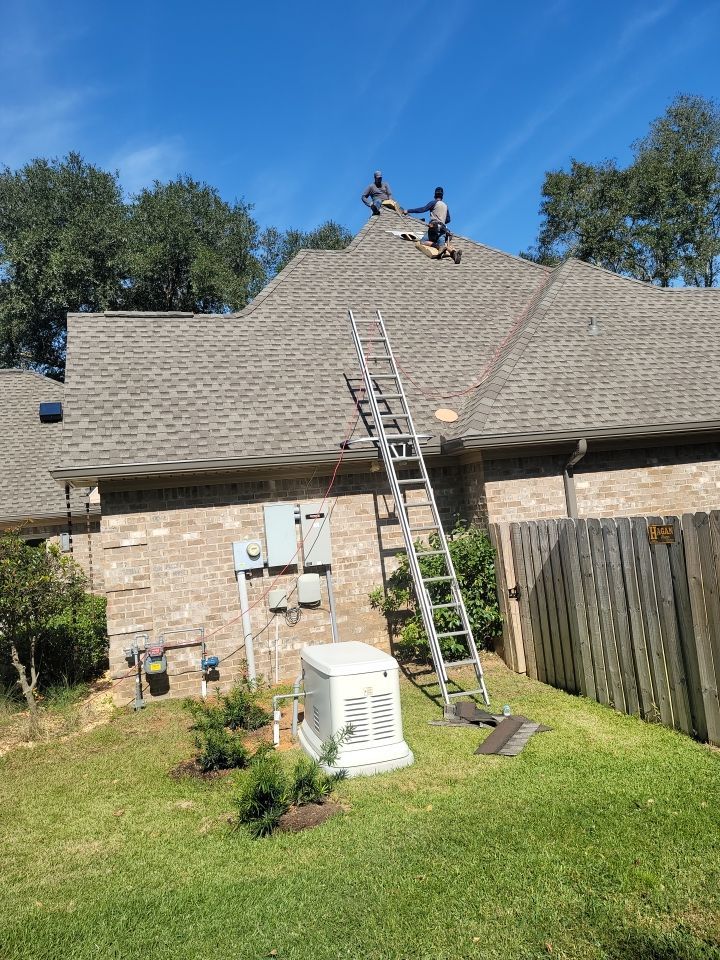 Residential Roofing Installation using Roof Replacement by American Roofing & Construction LLC