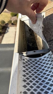 Turtle Shell gutter protection installation in Naperville, IL 60565, photograph 9