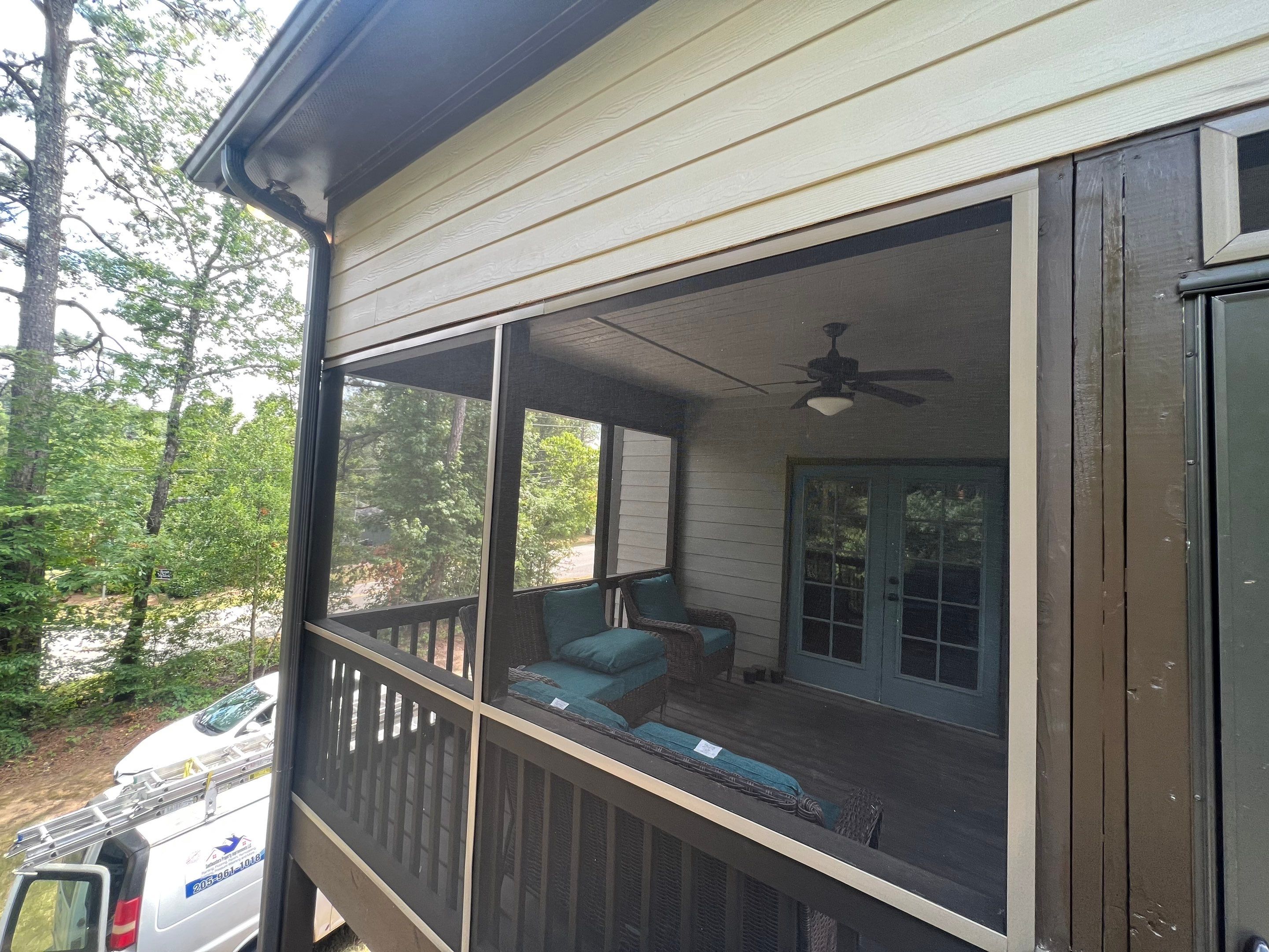 Woodhaven - Screen Porch by Pillar and Pine