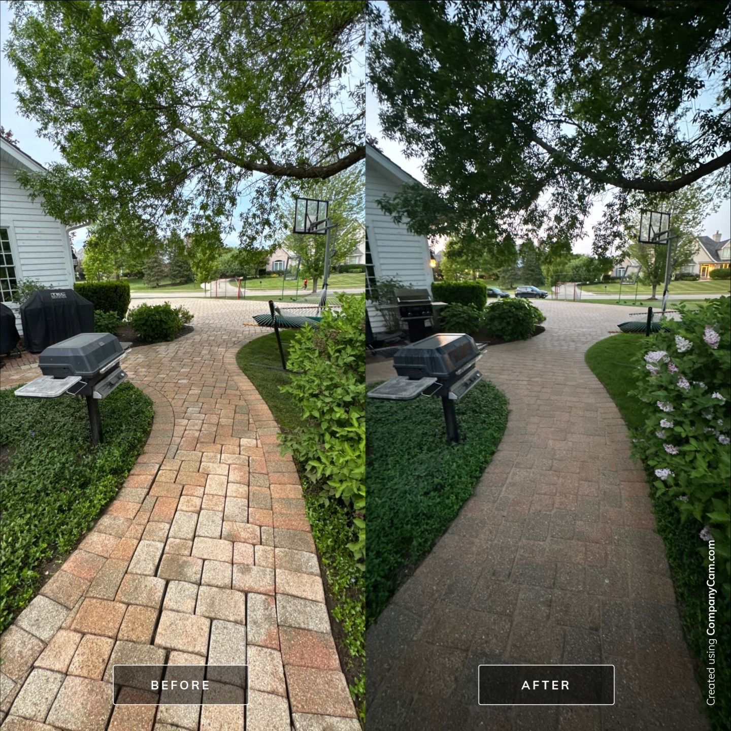 Project in Libertyville by Simmons Power & Soft Washing