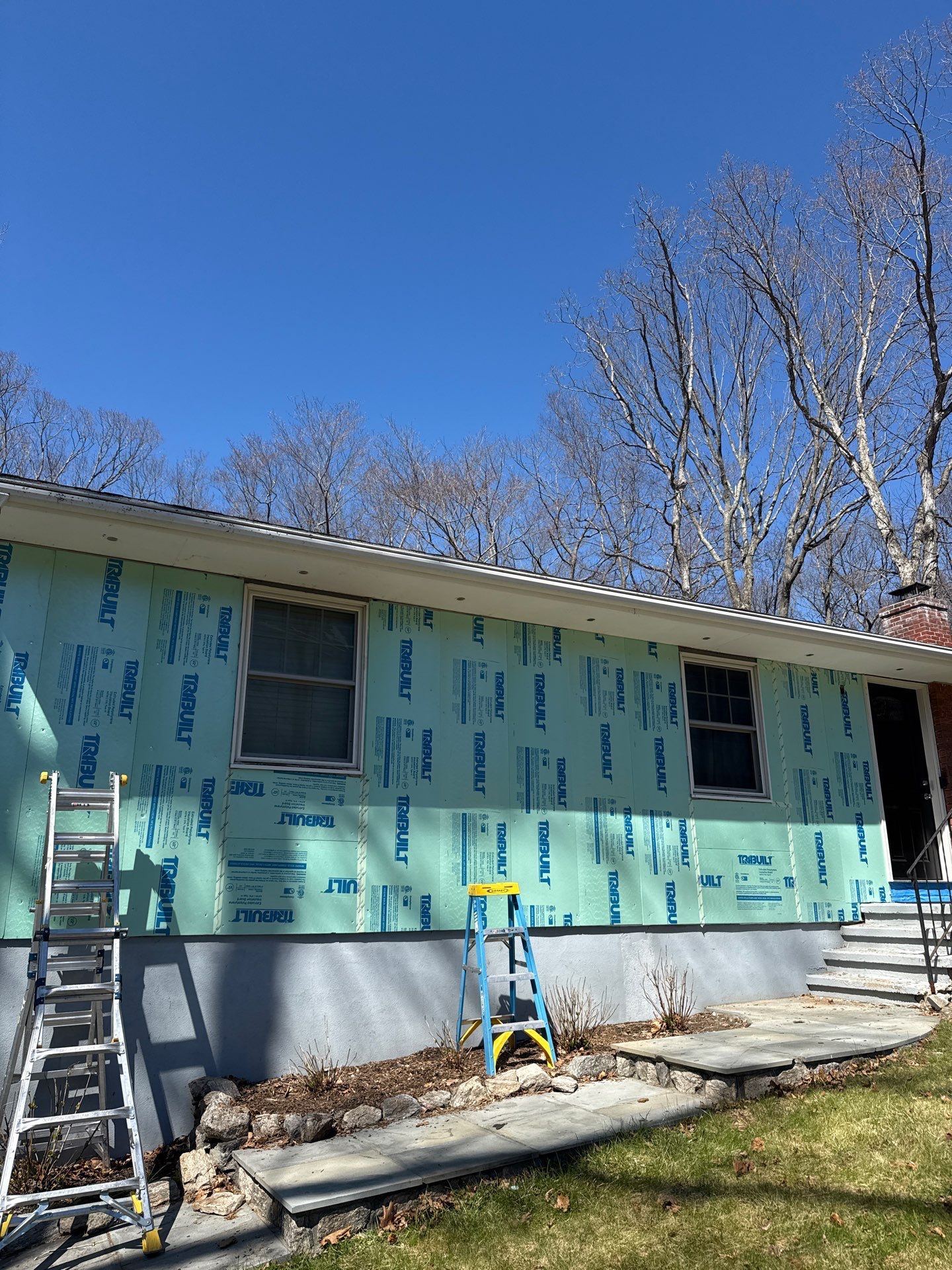 Siding update with Cert Monogram D/5 x 12'6" Rough Cedar, Smoky Gray by DiGiorgi Roofing and Siding Inc