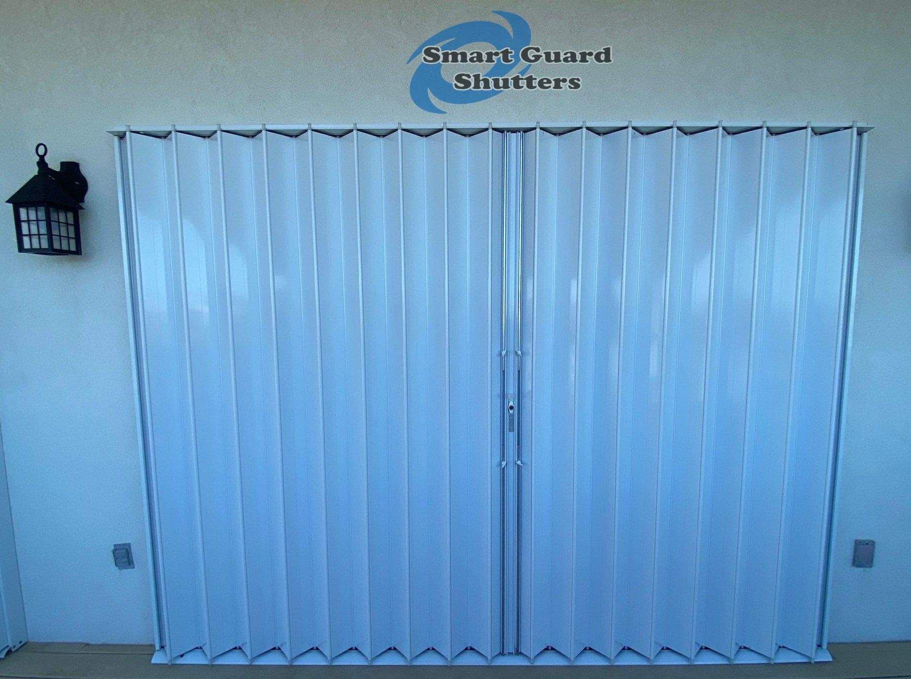 Accordions in White by Smart Guard Shutters