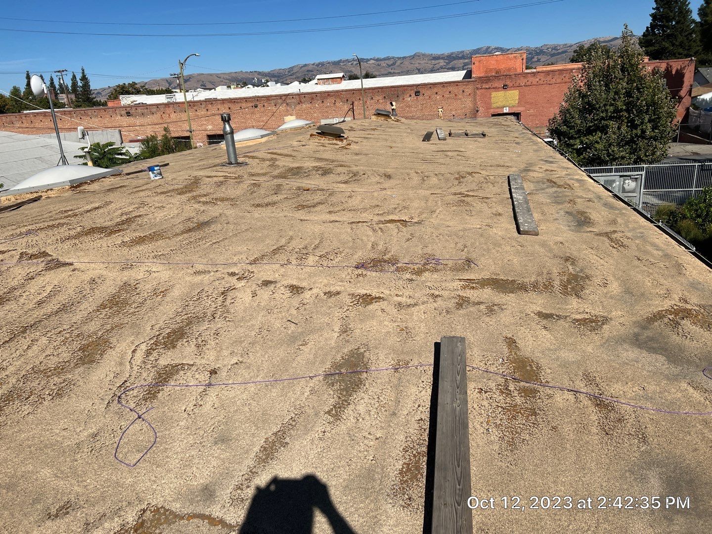 Foam Refurbish using Conklin Benchmark/PUMA XL coatings and spray foam by Straight Edge Roofing Inc