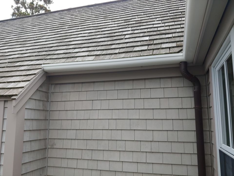 Gutter Installation using 4x5 FiberGlass Gutter by Gutter Pro Enterprises