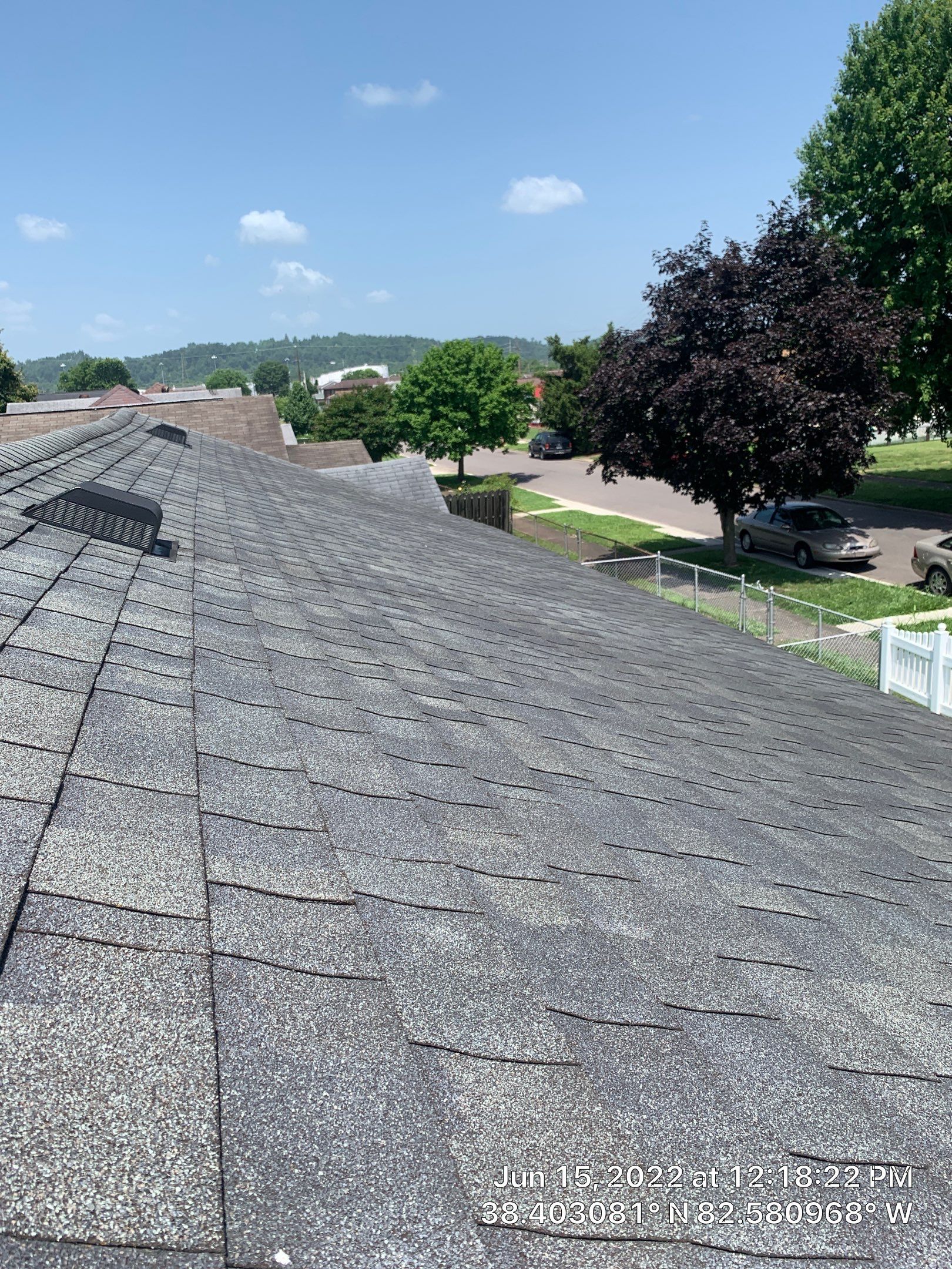 Residential Roofing Installation using Certainteed Landmark Shingles Colonial Slate Color by Secure Construction Company Inc