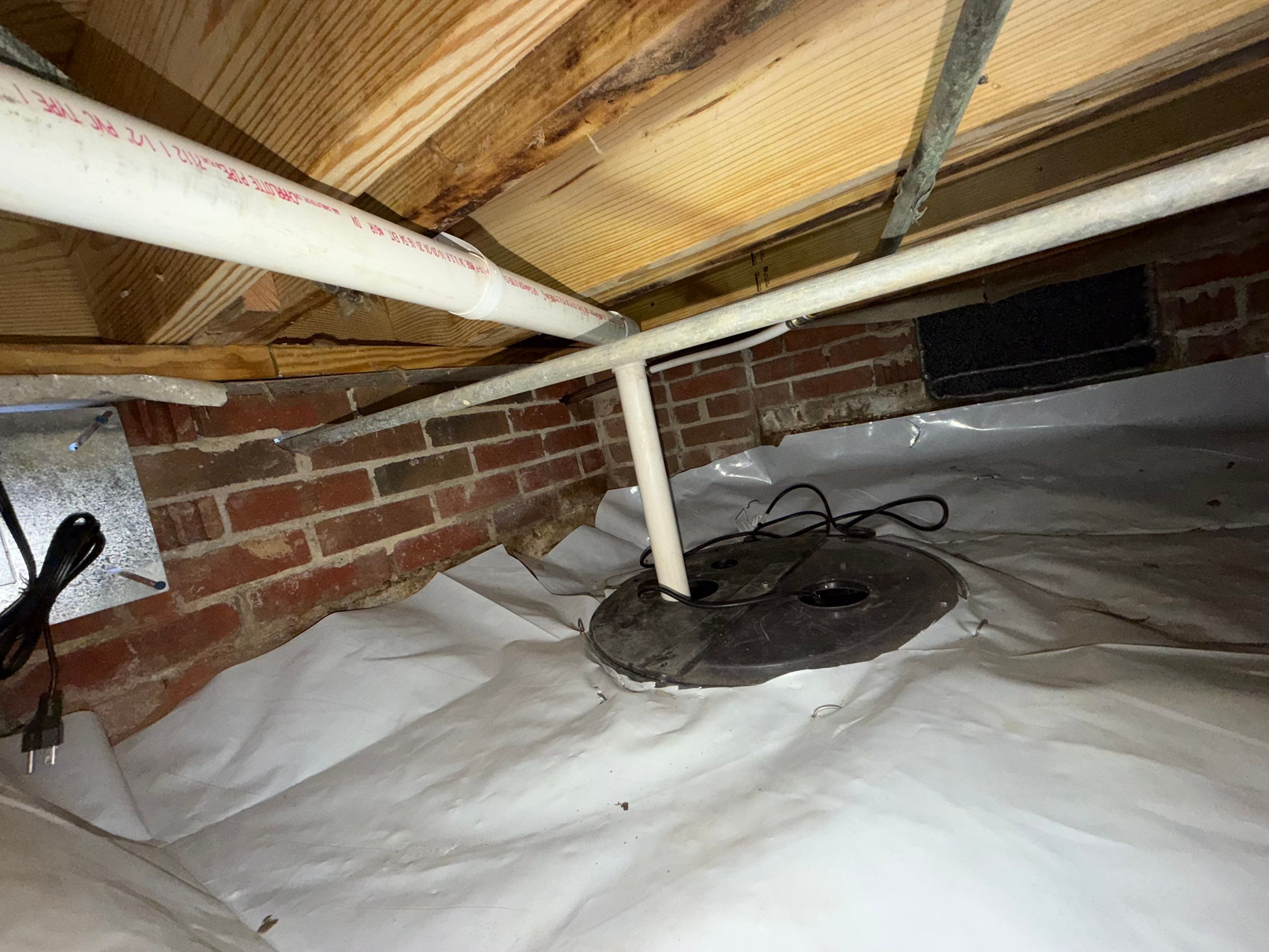 Project in Smithfield by Patriot Crawl Space Repairs