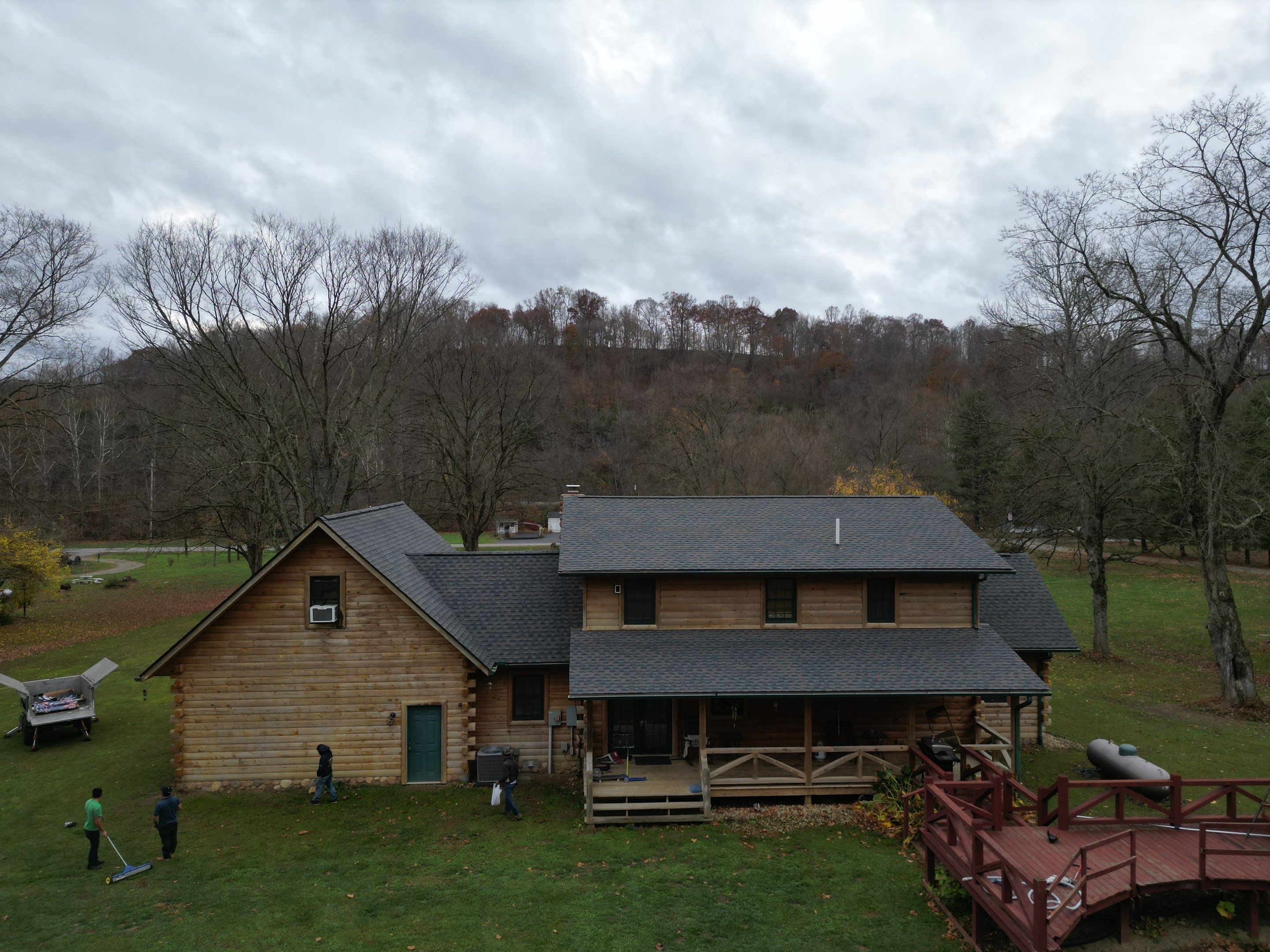 Residential Roofing Installation using Timberline HDZ Shingles - Williamsburg Slate by RoofX 
