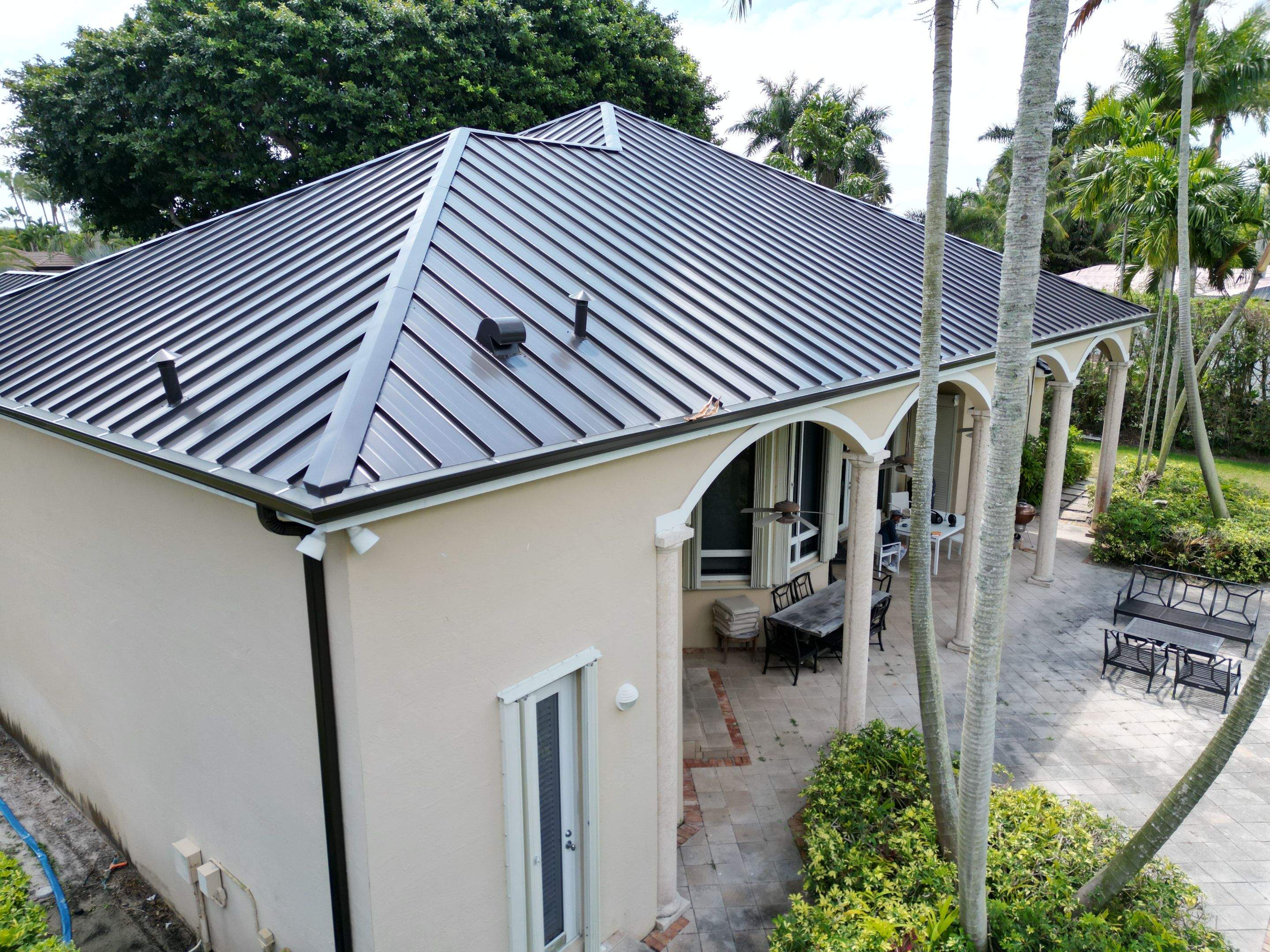 Metal Roof - Galvalume - Dark Bronze by Istueta Roofing