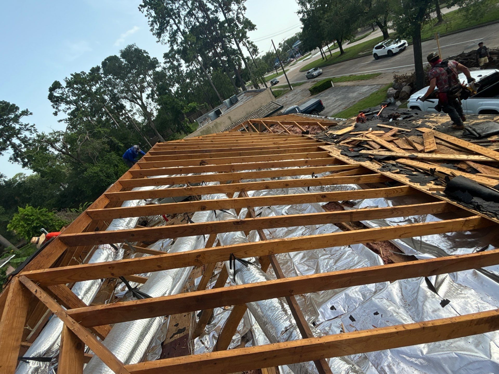 Residential Roofing Installation using Owen's Corning Duration (Lifetime) Shingles by Roof Repair Company
