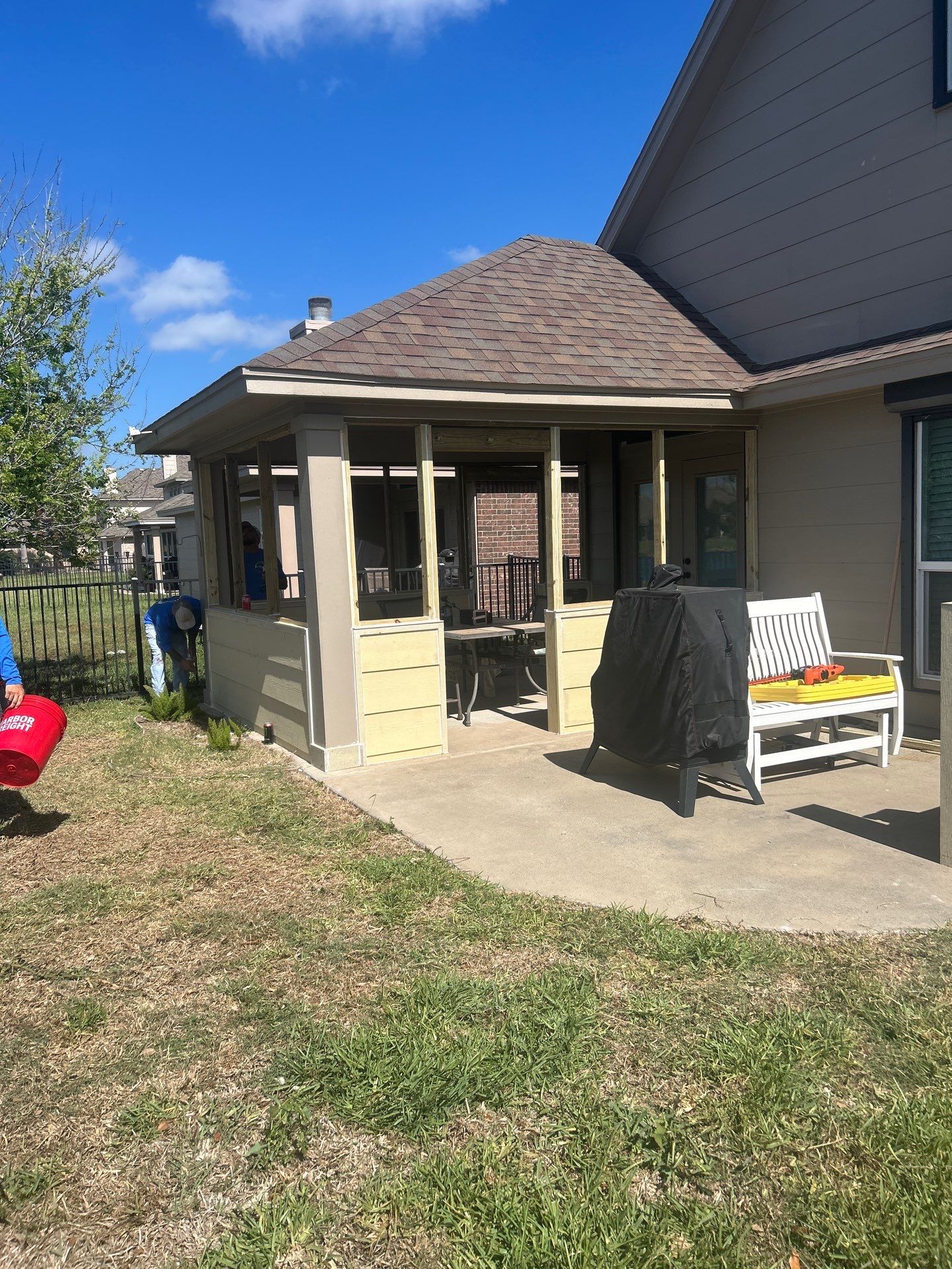 Man Shade by Bayfront Roofing and Construction