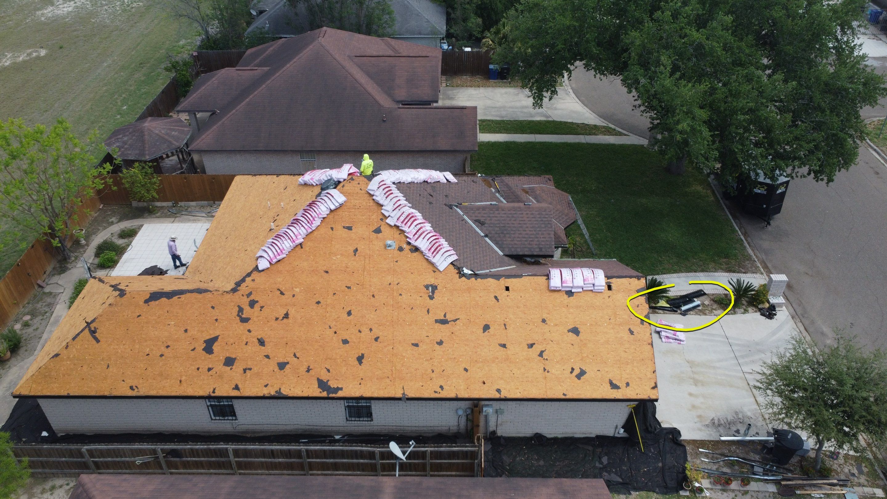 Project in Mcallen by Bison Roofing  
