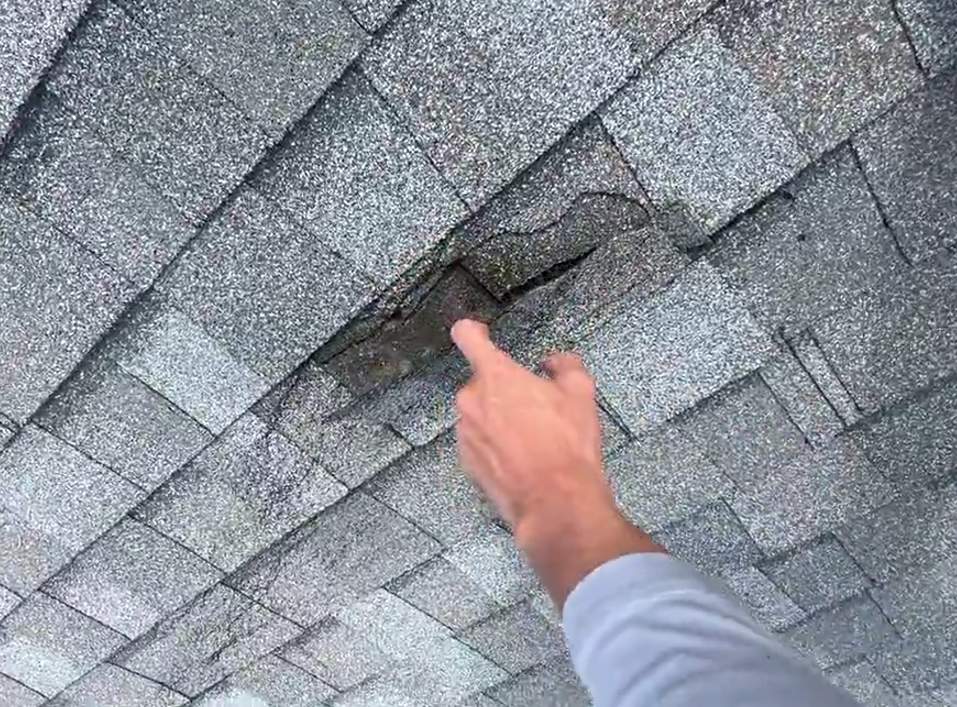 Storm Damage Roof Repair by Four Peaks Roofing