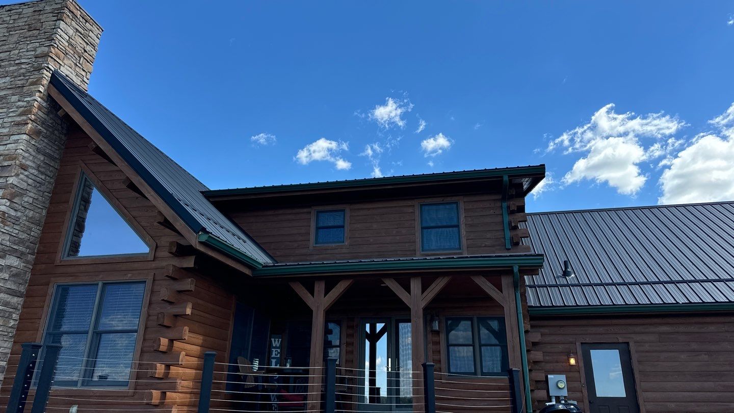 Residential Roofing Installation using Performance Panel Metal - Frost Black by RoofX 