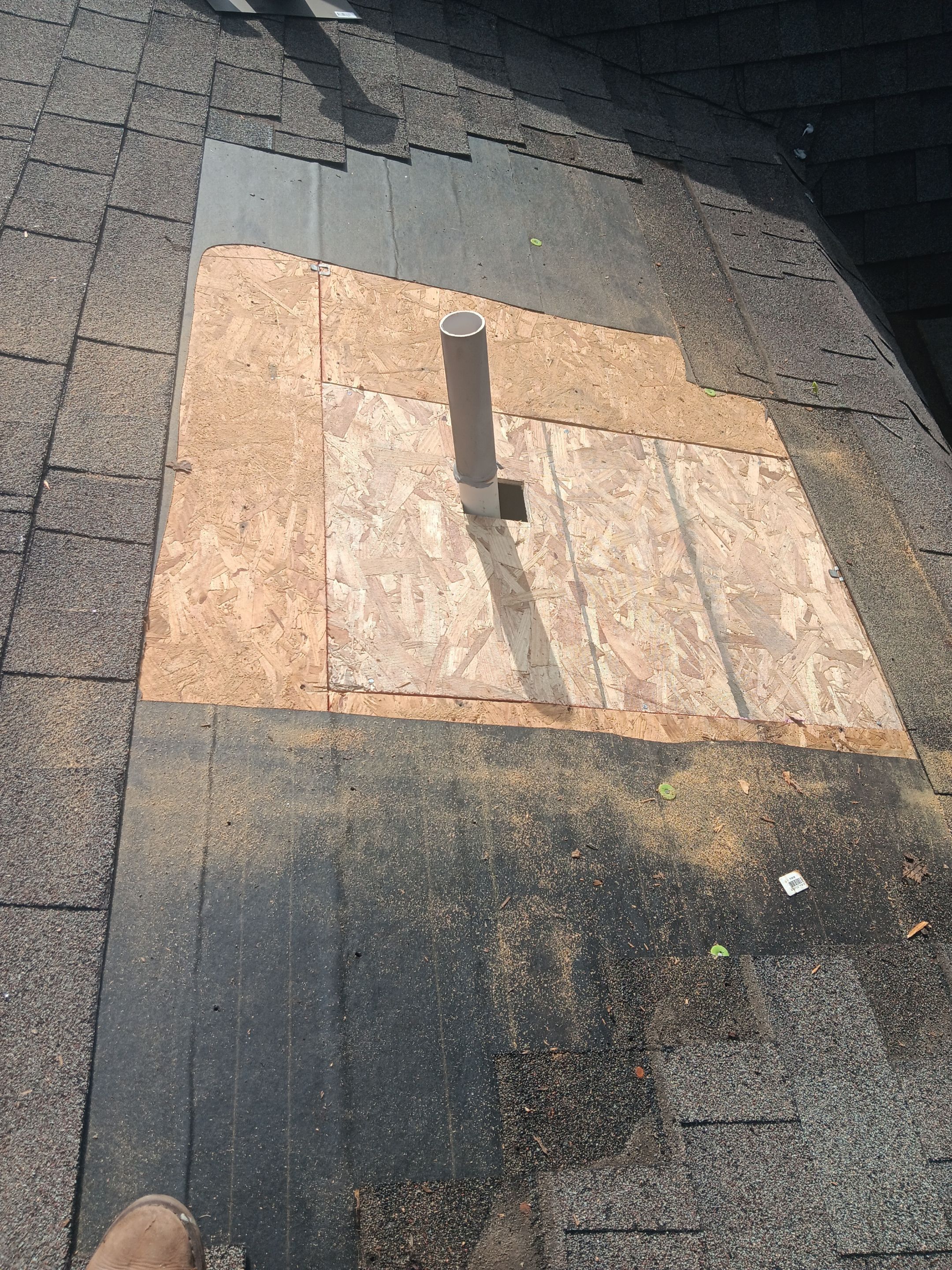 Hail Damage using Owen's Corning Duration (Lifetime) Shingles by Roof Repair Company